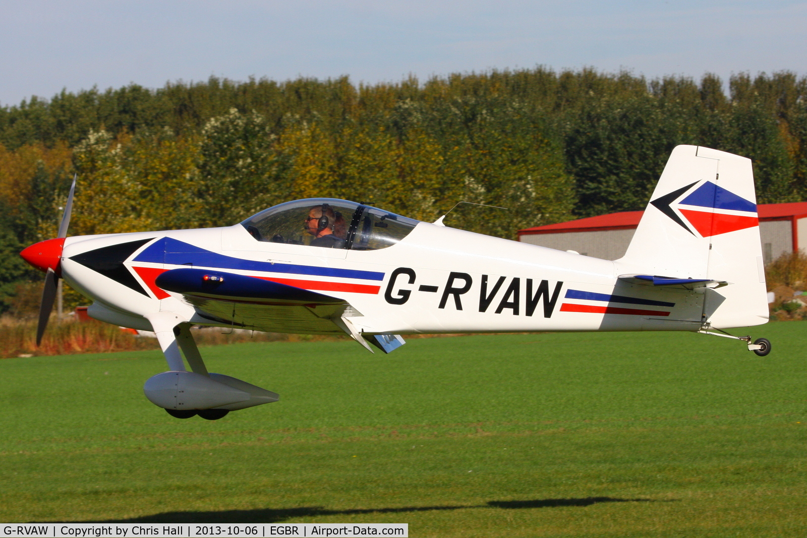 G-RVAW, 2000 Vans RV-6 C/N PFA 181-13234, at Breighton's Pre Hibernation Fly-in, 2013