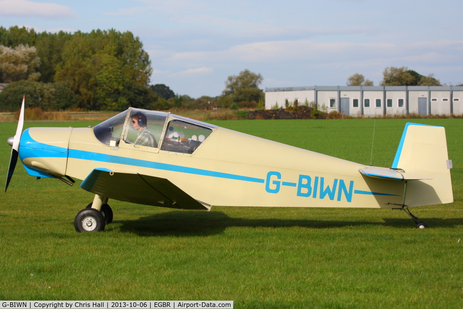 G-BIWN, 1966 Jodel D-112 C/N 1314, at Breighton's Pre Hibernation Fly-in, 2013