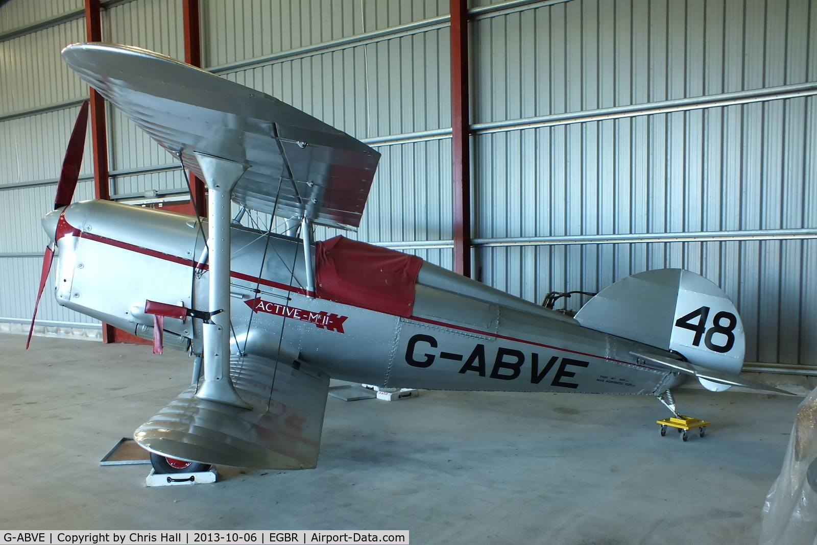 G-ABVE, 1932 Arrow Active 2 C/N 2, at Breighton's Pre Hibernation Fly-in, 2013