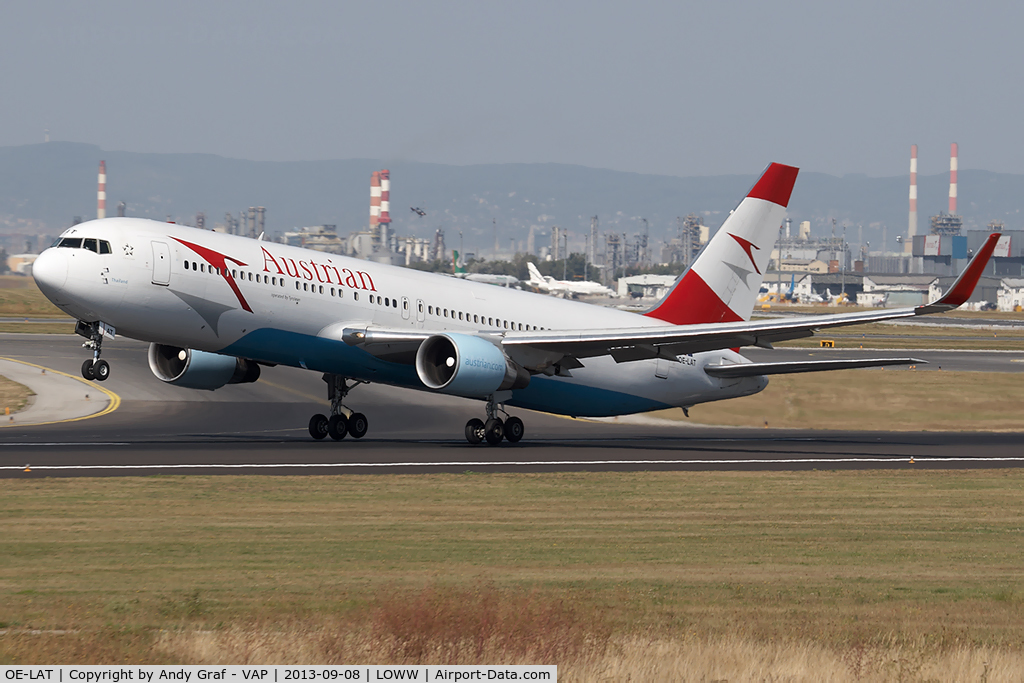 OE-LAT, 1991 Boeing 767-31A C/N 25273, Austrian Airlines 767-300