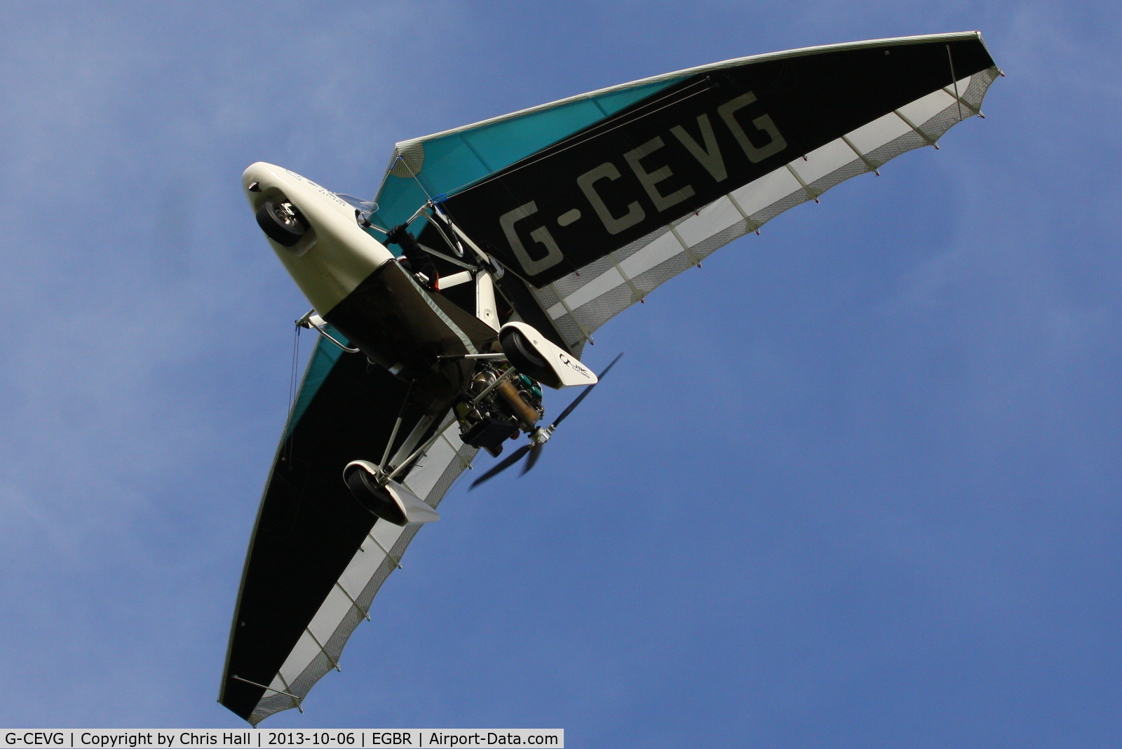 G-CEVG, 2007 Pegasus Quik C/N 8319, at Breighton's Pre Hibernation Fly-in, 2013