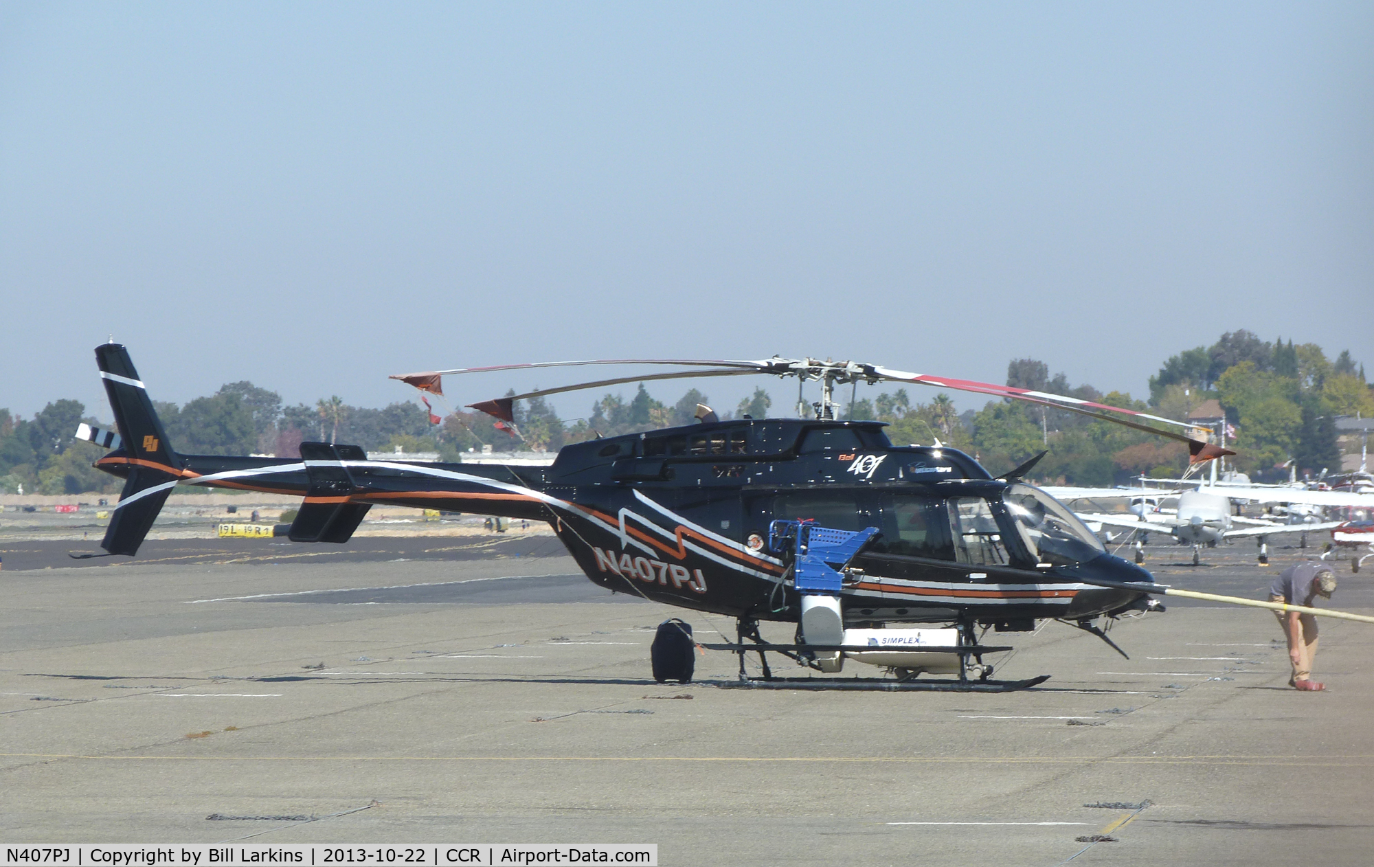 N407PJ, 2001 Bell 407 C/N 53469, Visitor