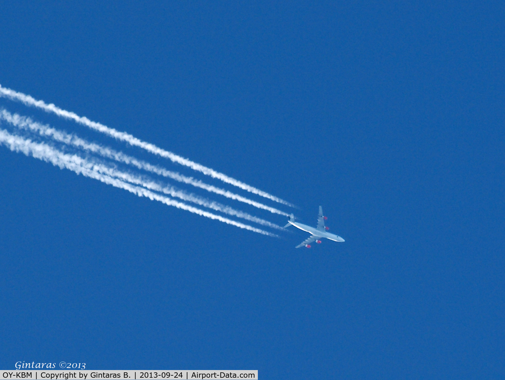 OY-KBM, 2002 Airbus A340-313X C/N 450, Flying Over Long Island,NY...IAD to CPH @ 37000 feet, Flight SAS926
