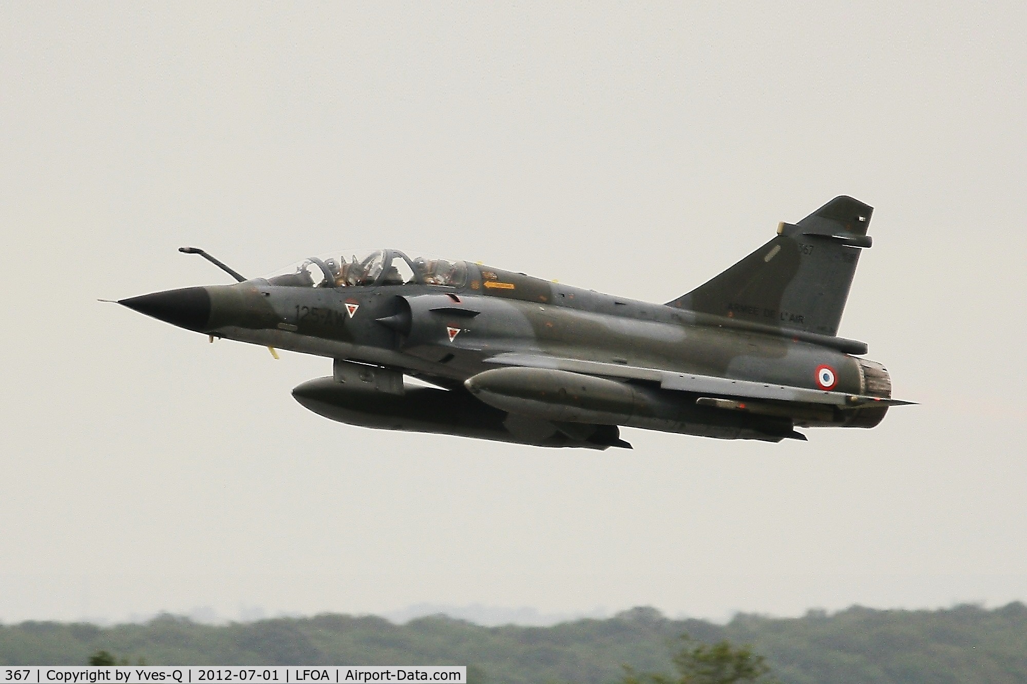 367, Dassault Mirage 2000N C/N 362, French Air Force Dassault Mirage 2000N (125-AW), Avord Air Base 702 (LFOA)