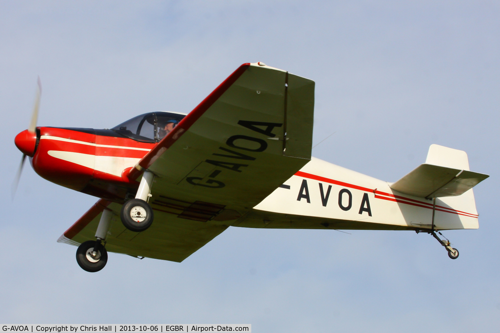 G-AVOA, 1961 SAN Jodel DR-1050 Ambassadeur C/N 195, at Breighton's Pre Hibernation Fly-in, 2013