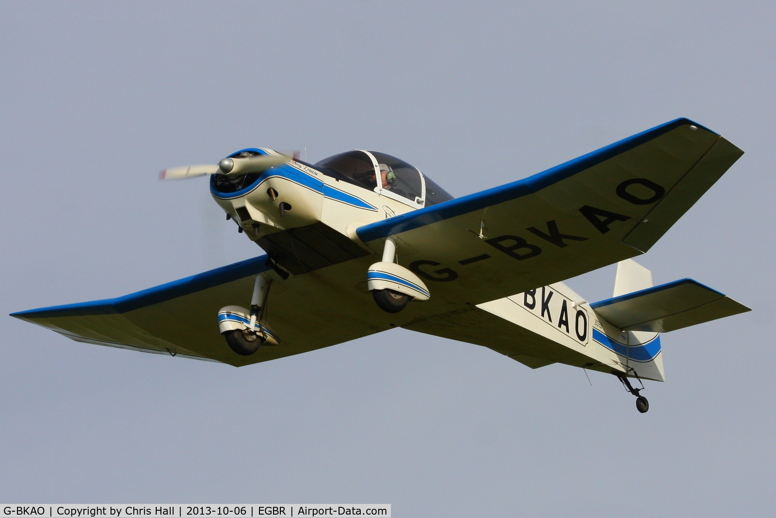 G-BKAO, 1955 Jodel D-112 Club C/N 249, at Breighton's Pre Hibernation Fly-in, 2013