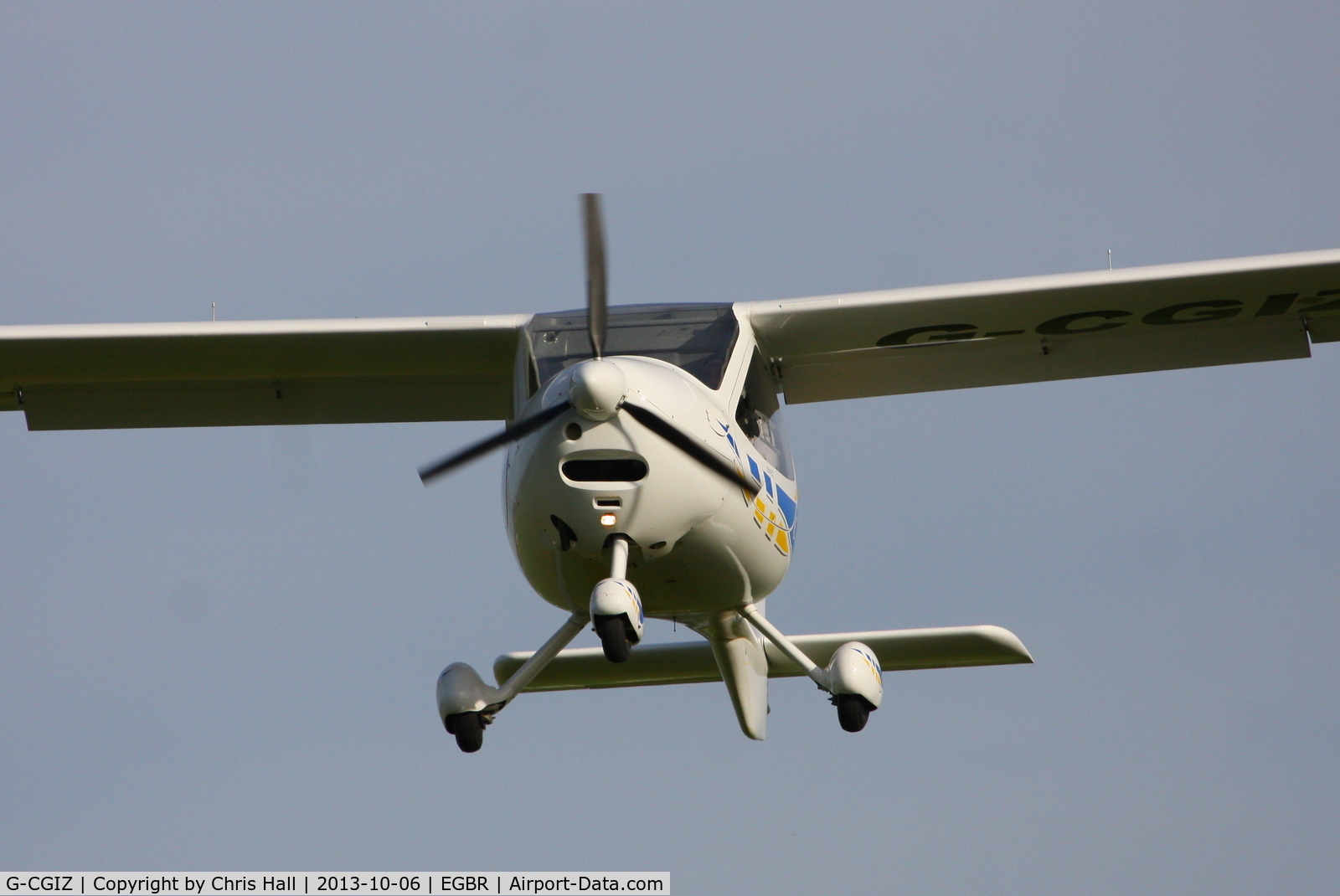 G-CGIZ, 2010 Flight Design CTSW C/N 8512, at Breighton's Pre Hibernation Fly-in, 2013