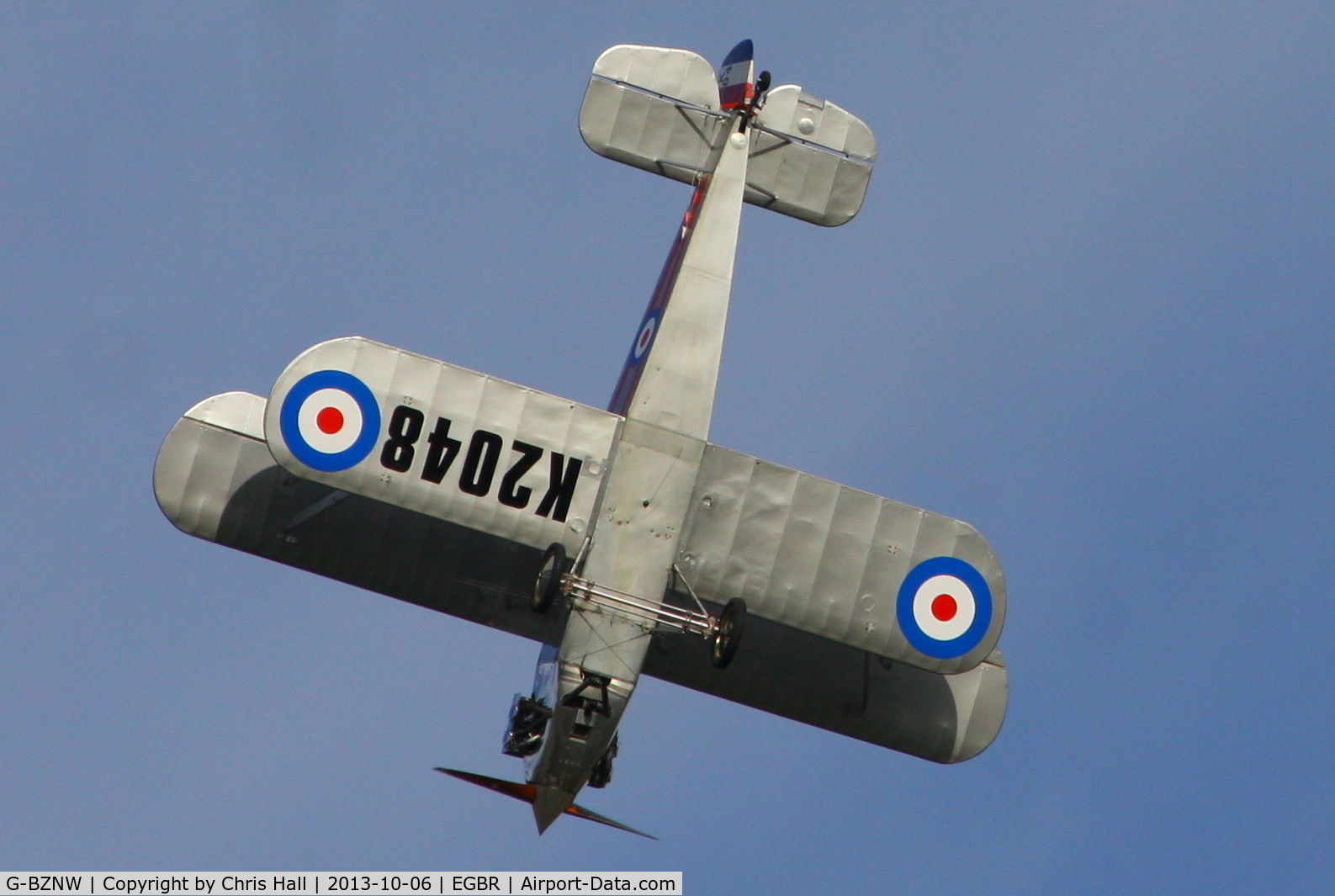 G-BZNW, 2003 Isaacs Fury II C/N PFA 011-13402, at Breighton's Pre Hibernation Fly-in, 2013