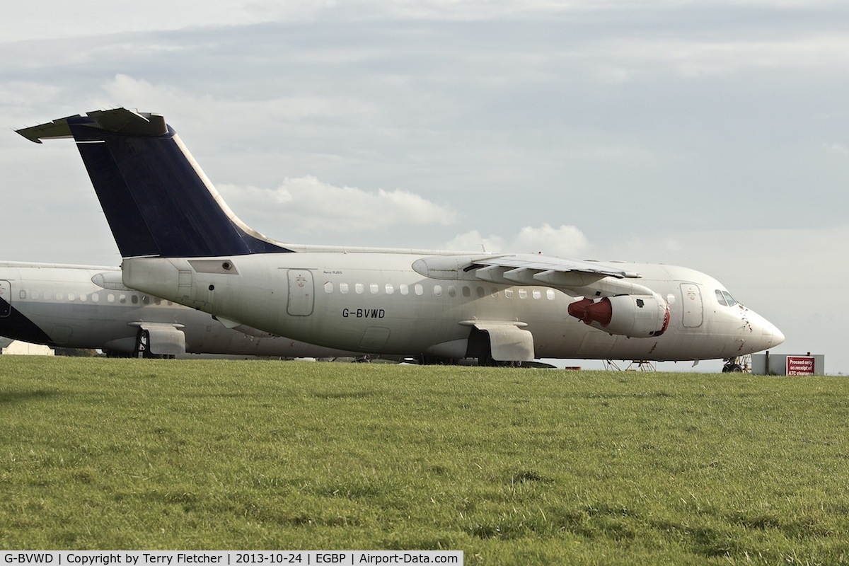 G-BVWD, 1994 British Aerospace Avro 146-RJ85 C/N E.2253, 1994 British Aerospace Avro RJ85, c/n: E.2253 at Kemble