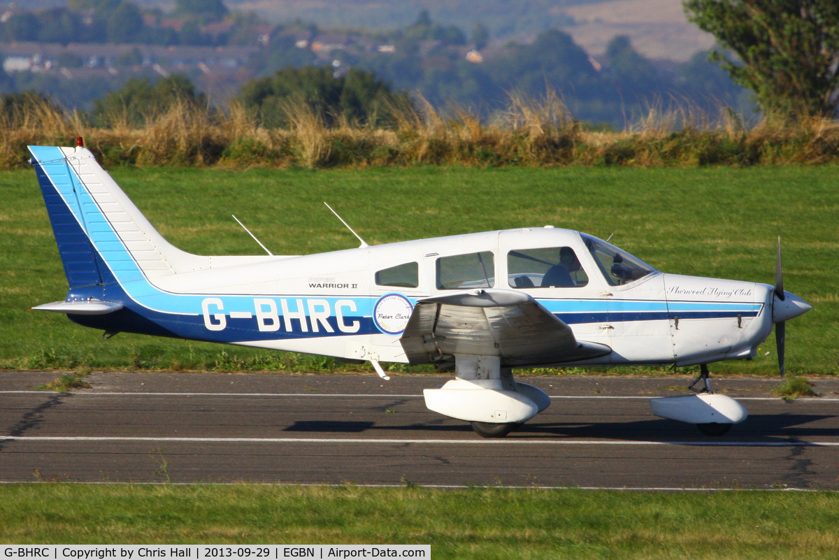 G-BHRC, 1979 Piper PA-28-161 Cherokee Warrior II C/N 28-7916430, The Sherwood Flying Club