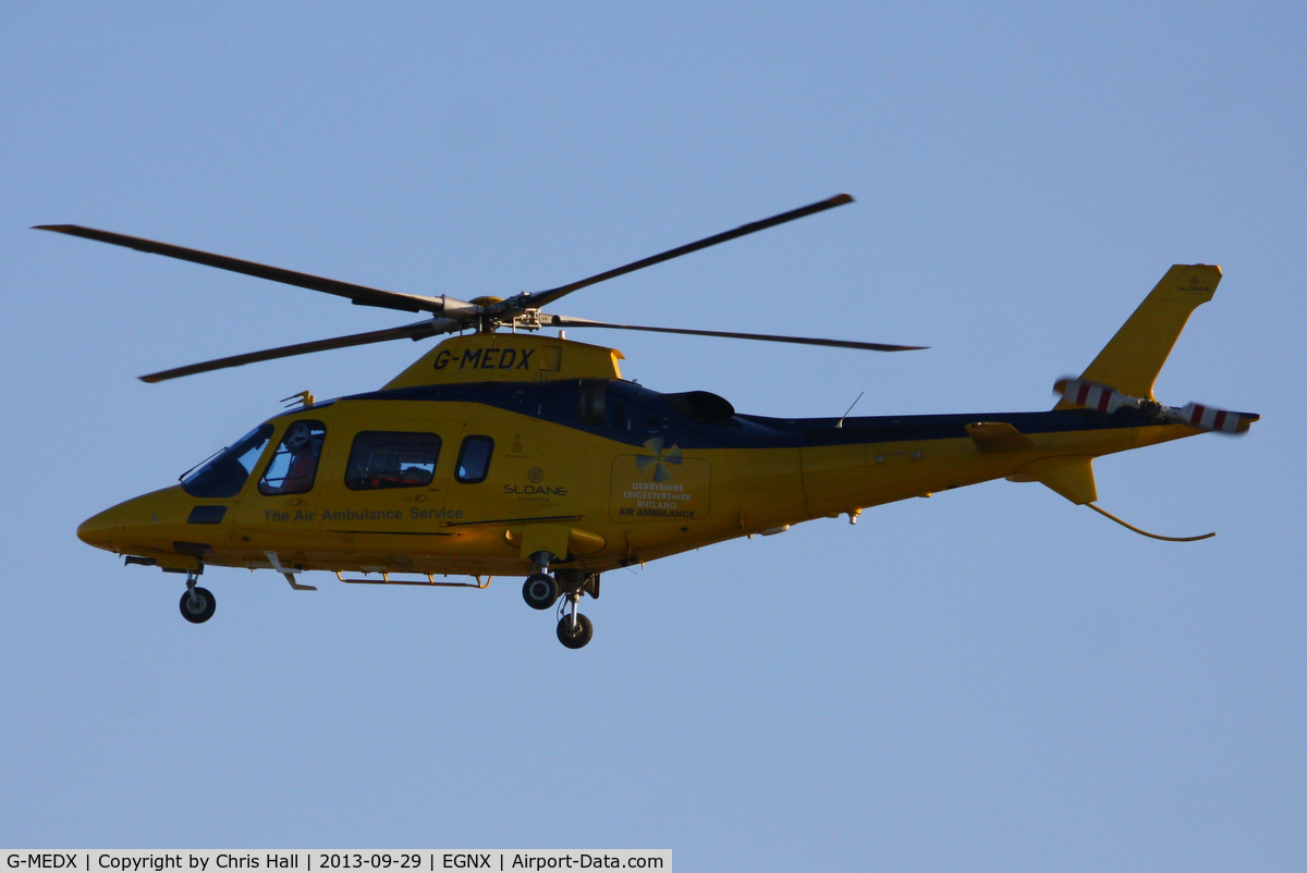 G-MEDX, 2008 Agusta A-109E Power C/N 11745, Derbyshire, Leicestershire and Rutland Air ambulance