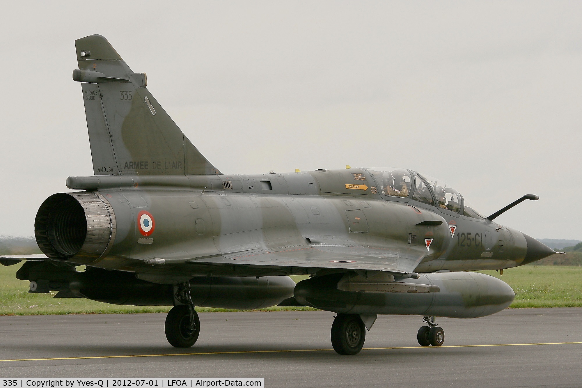 335, Dassault Mirage 2000N C/N 261, French Air Force Dassault Mirage 2000N (125-CI), Avord Air Base 702 (LFOA)