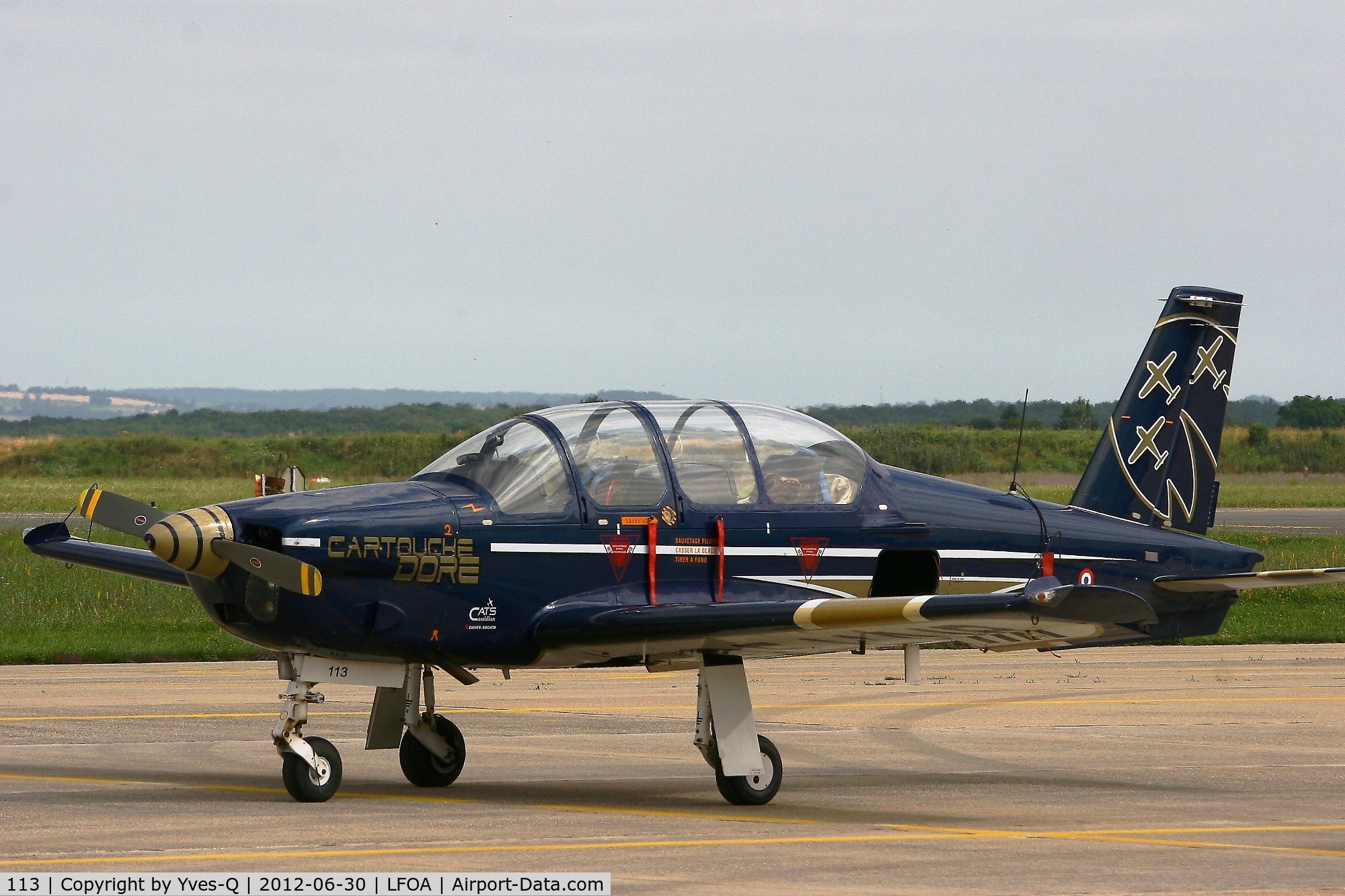 113, Socata TB-30 Epsilon C/N 113, Socata TB-30 Epsilon Cartouche Doré Team, Avord Air Base (LFOA)