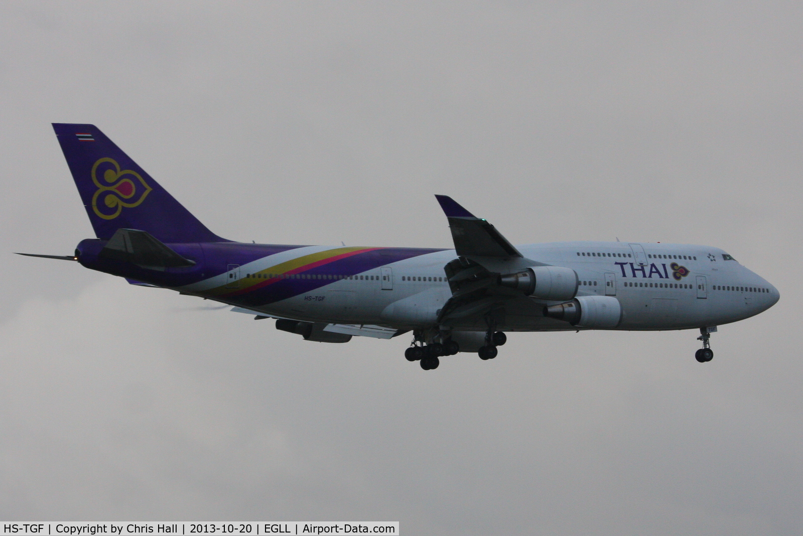 HS-TGF, 2003 Boeing 747-4D7 C/N 33770, Thai Airways International
