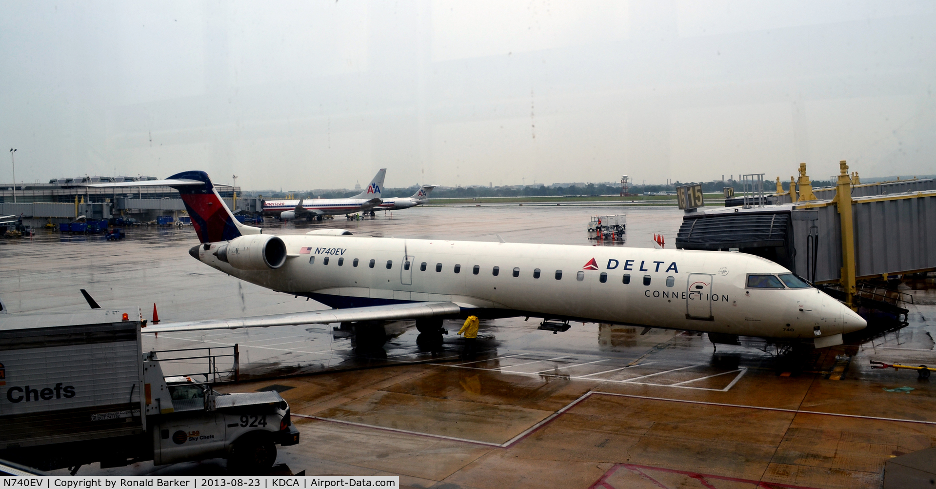 N740EV, 2004 Bombardier CRJ-701 (CL-600-2C10) Regional Jet C/N 10151, Gate 15 National