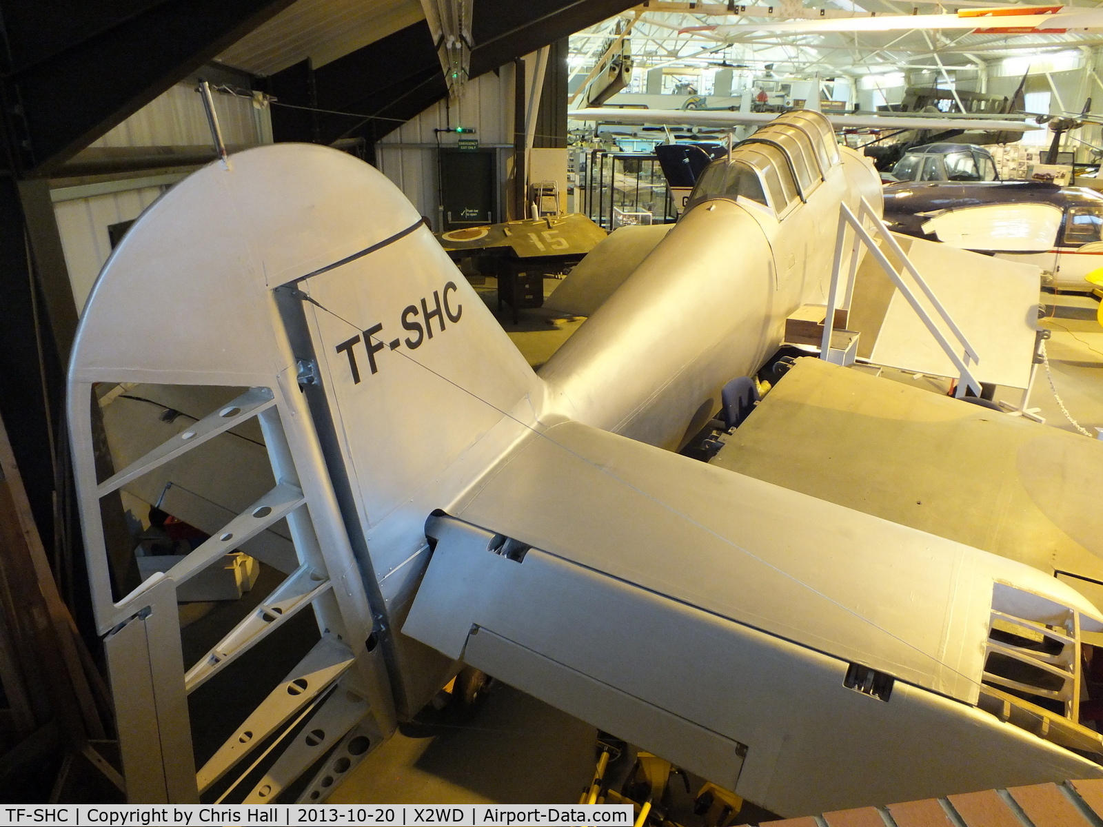 TF-SHC, 1943 Miles M.25 Martinet TT.1 C/N MS902, In 1993, staff from The Museum of Berkshire Aviation visited Iceland to negotiate the return of this historic aircraft to Woodley. Excellent co-operation from the Icelanders meant that it was finally moved by sea and lorry freight to Woodley in March 1996