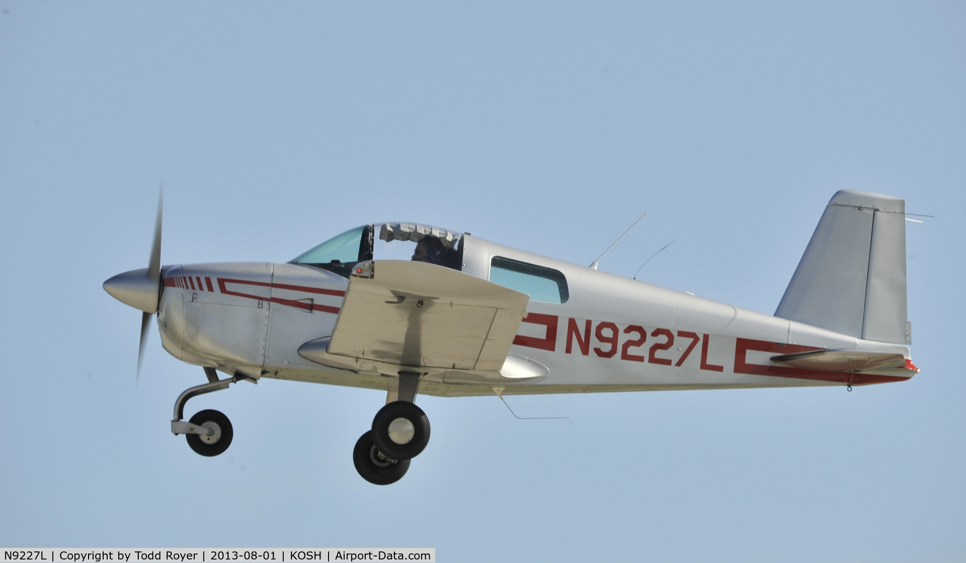 N9227L, 1971 American Aviation AA-1A Trainer C/N AA1A-0127, Airventure 2013
