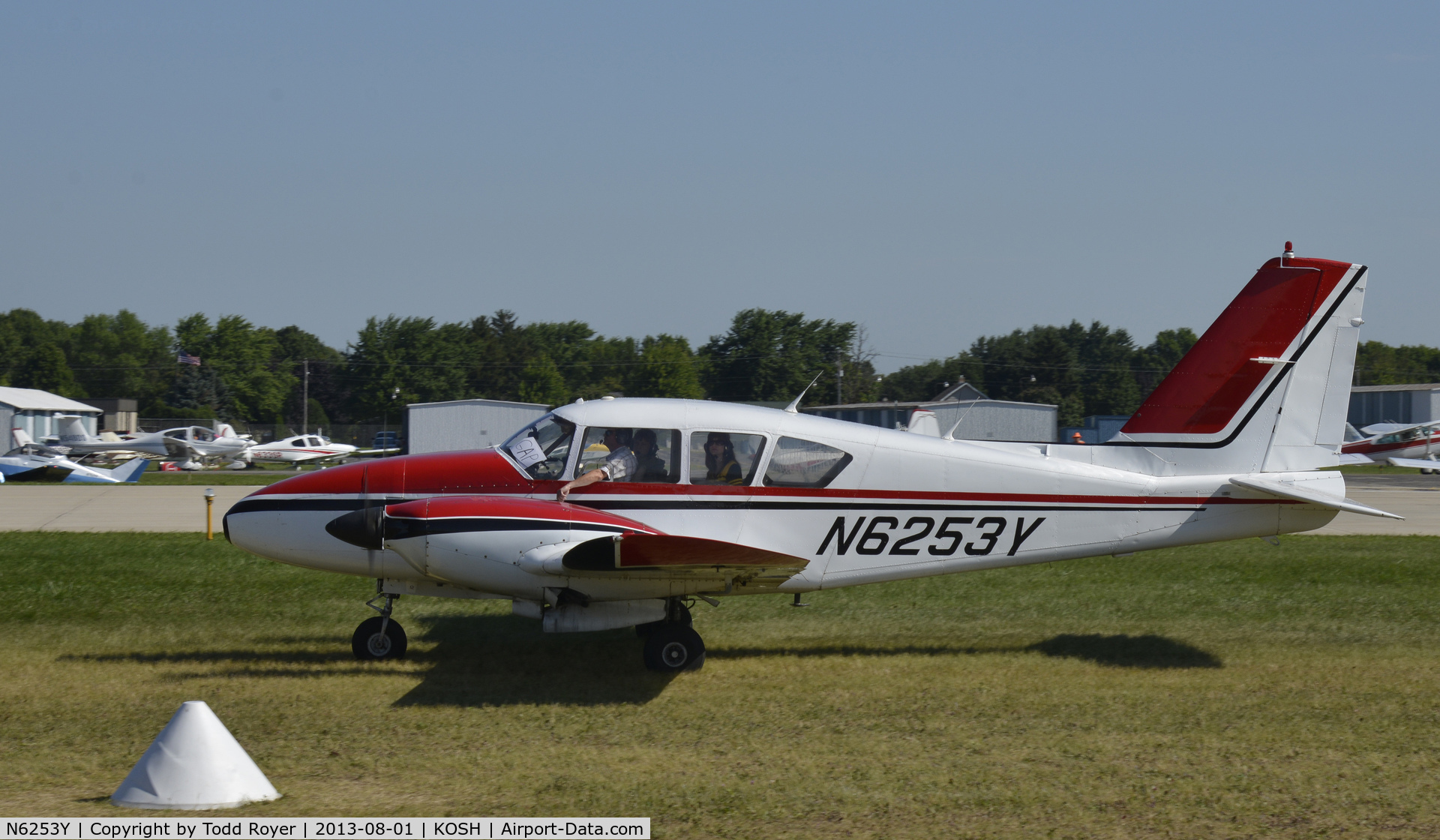N6253Y, 1966 Piper PA-23-250 C/N 27-3491, Airventure 2013