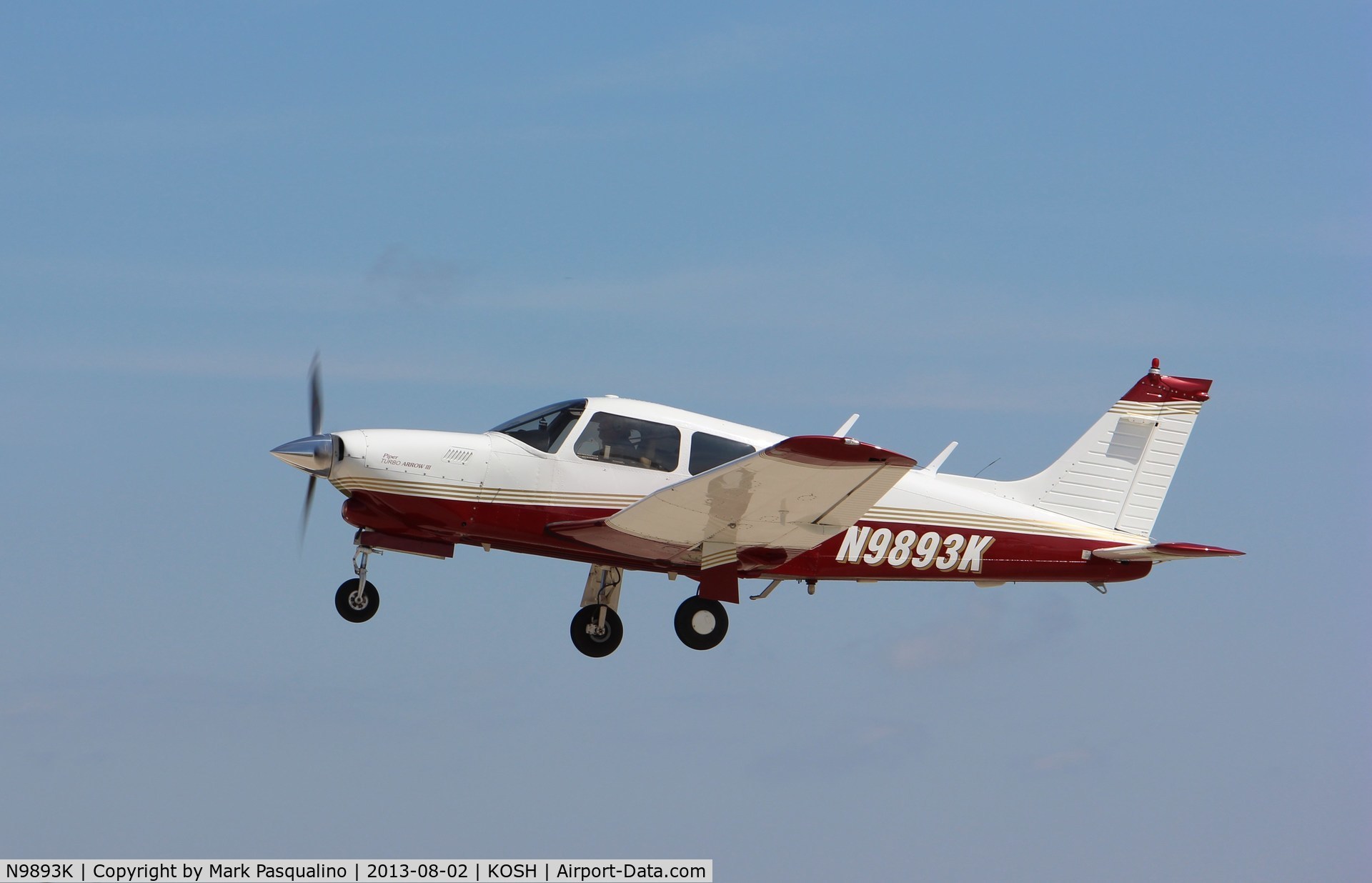 N9893K, 1979 Piper PA-28R-201T Cherokee Arrow III C/N 28R-7803079, Piper PA-28R-201T