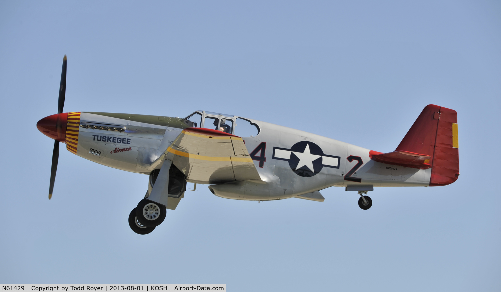 N61429, 1942 North American P-51C Mustang C/N 103-26199, Airventure 2013