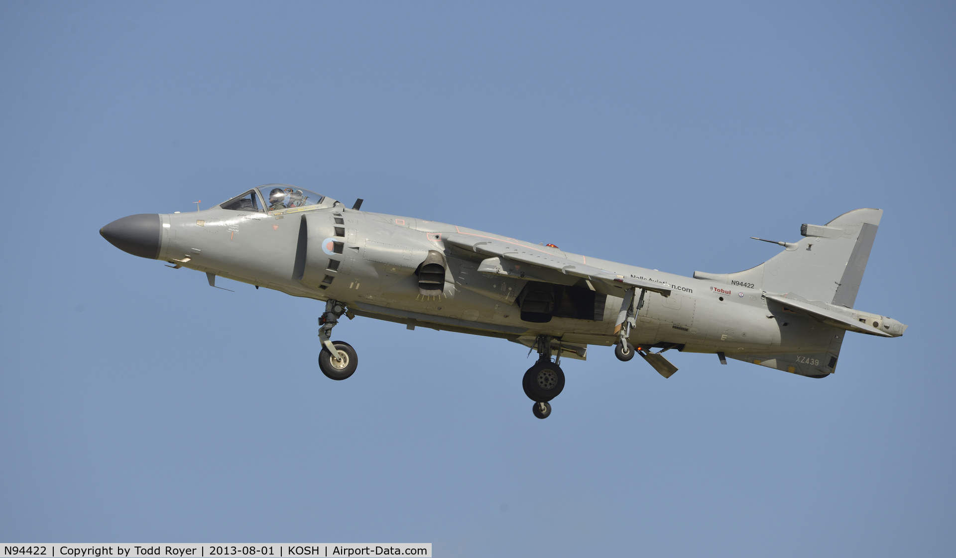 N94422, 1979 British Aerospace Sea Harrier F/A.2 C/N 41H-912002/DB2, Airventure 2013