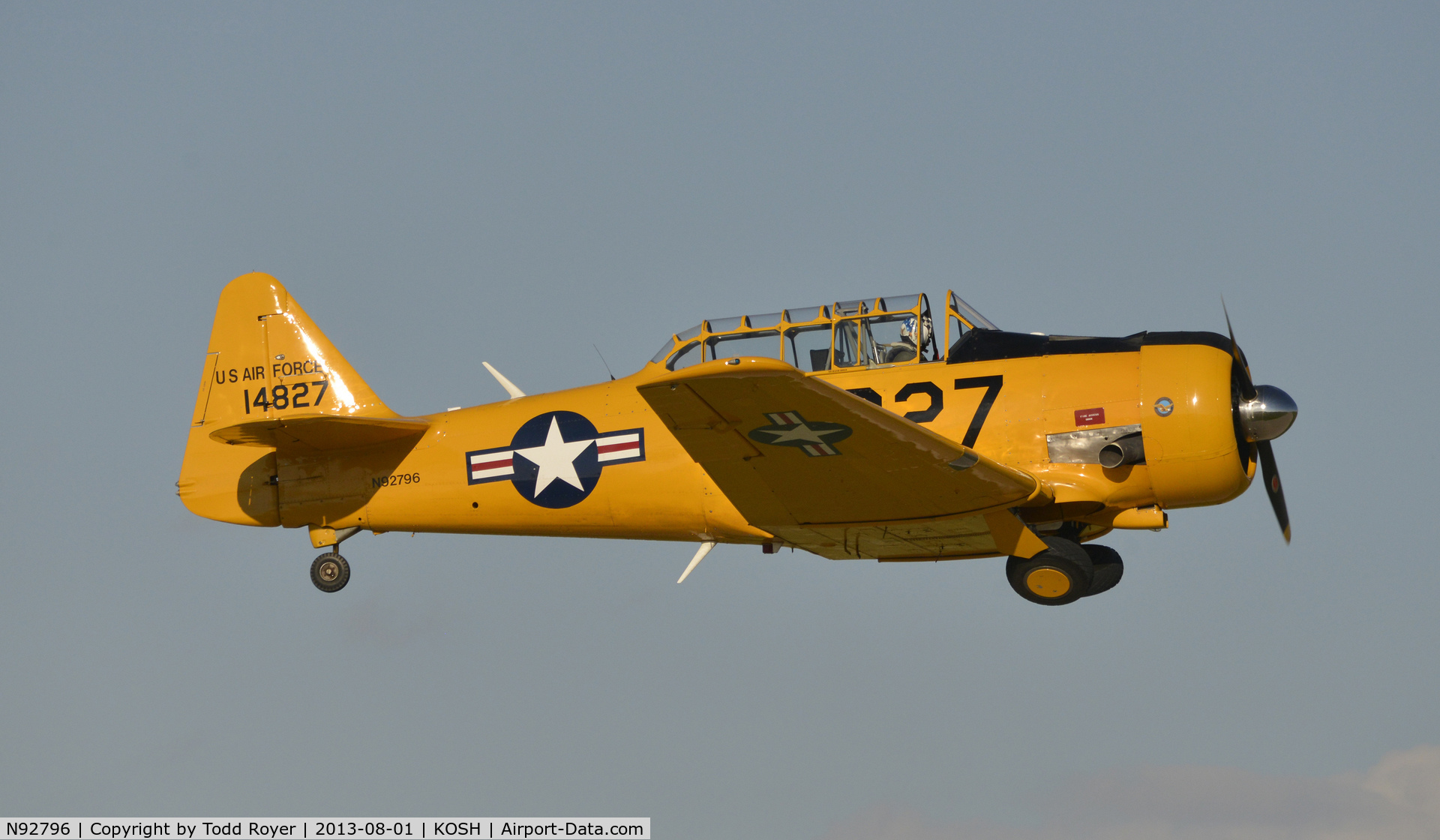 N92796, 1951 North American AT-6G Texan C/N 182-514 (51-14827), Airventure 2013