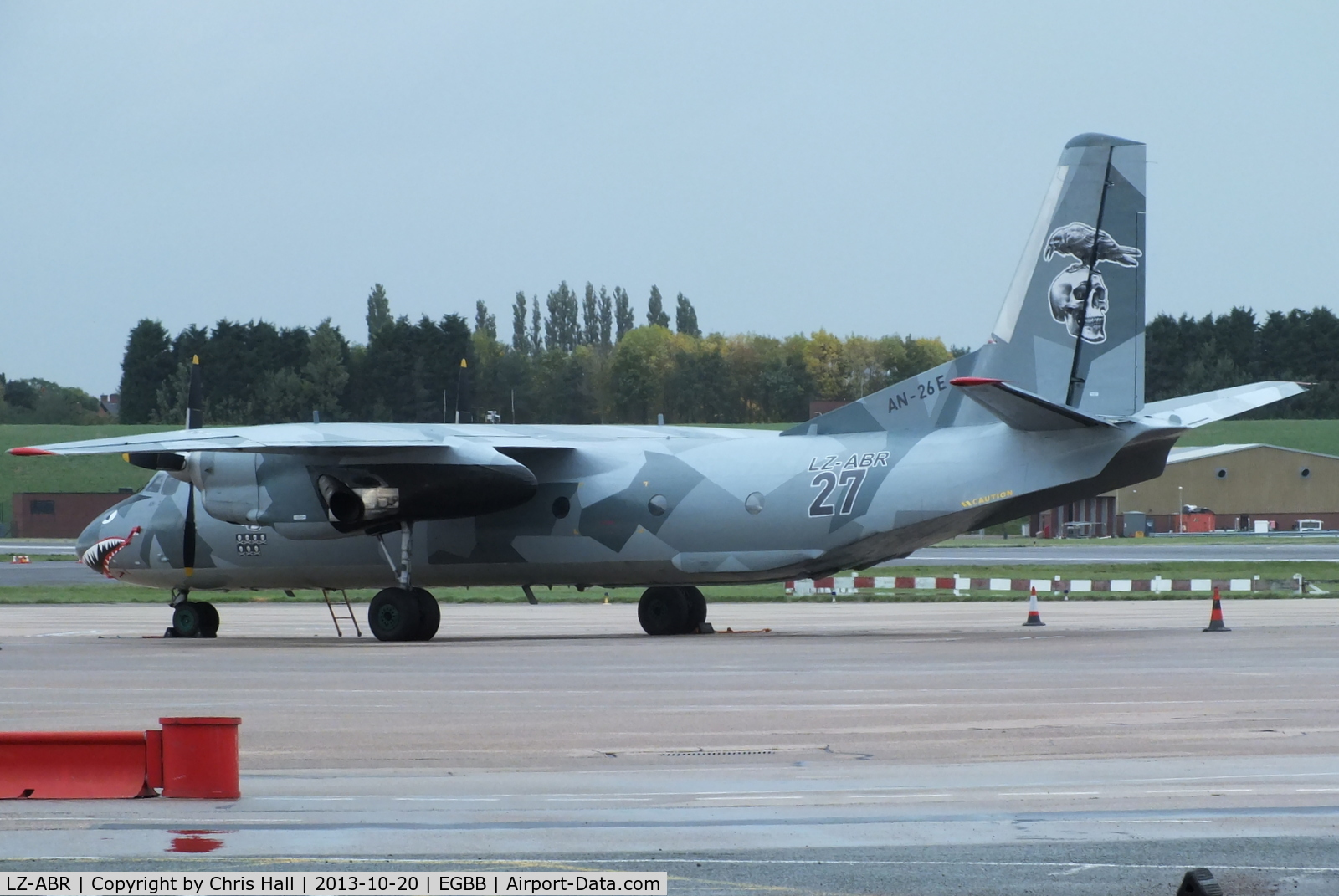 LZ-ABR, 1984 Antonov An-26B C/N 13905, apparently, being used during the filming of the lastest Silvester Stallone movie 