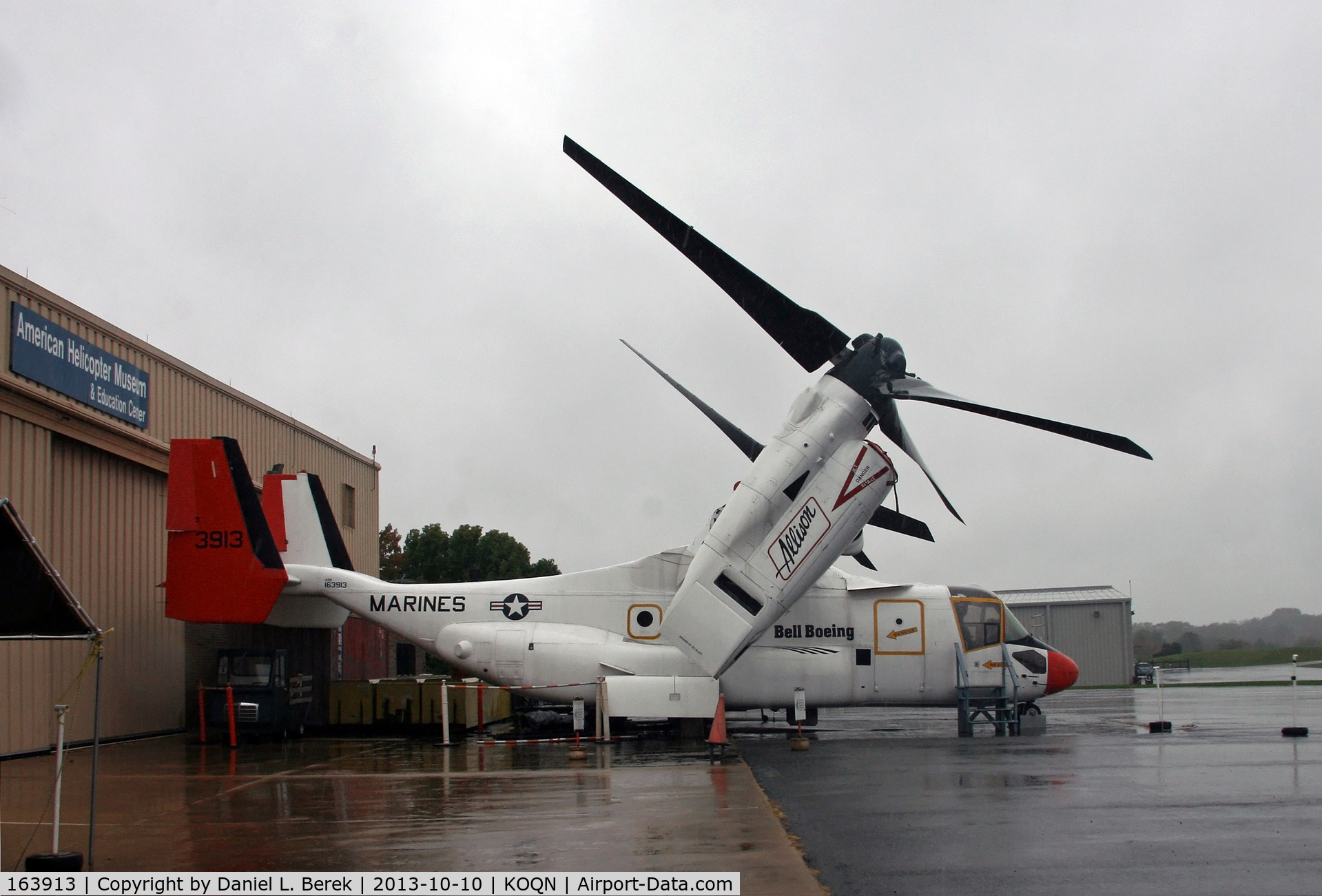 163913, 1990 Bell-Boeing V-22A Osprey C/N 90003, Not exactly something you get to see everyday!