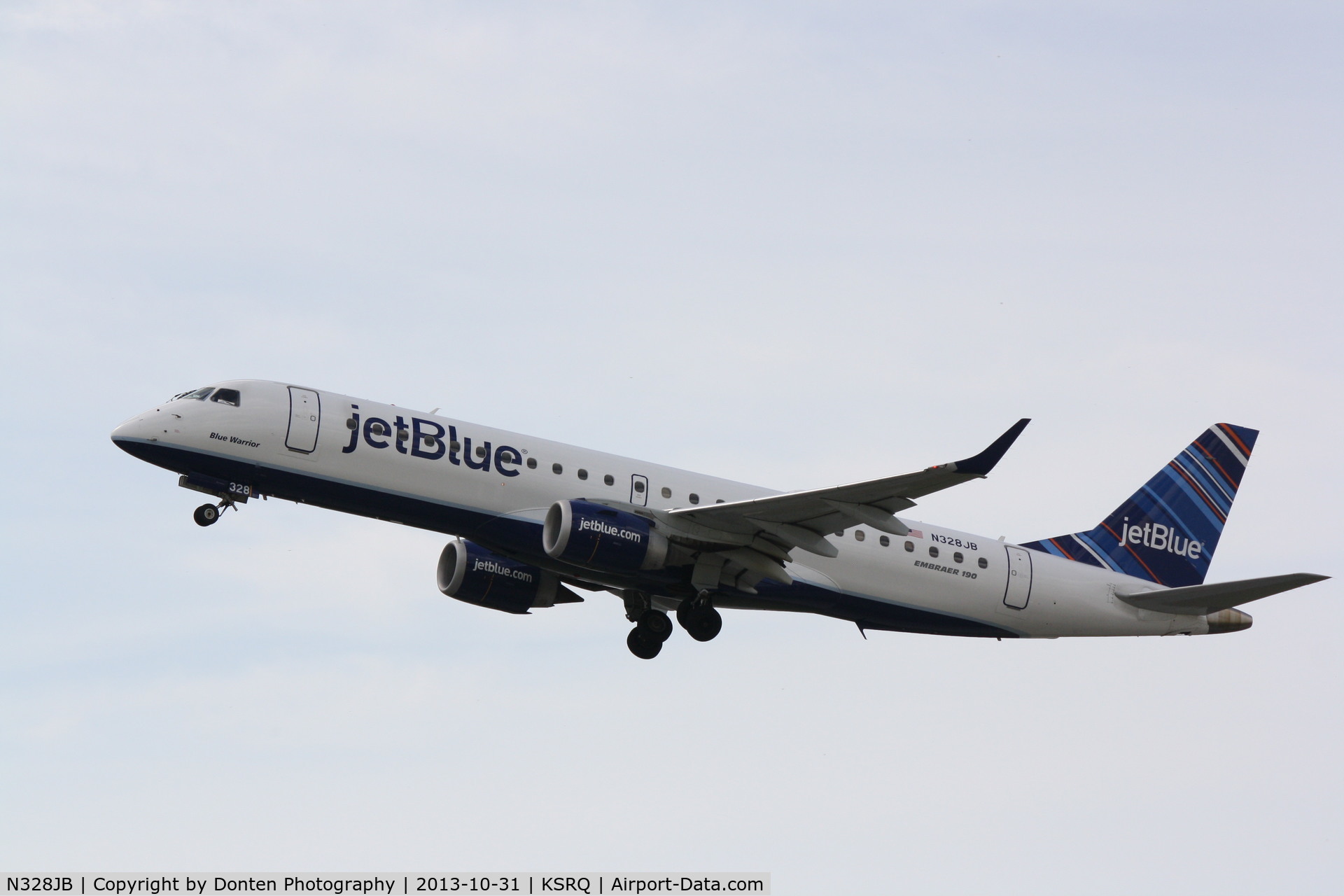 N328JB, Embraer ERJ-190-100 IGW 190AR C/N 19000422, JetBlue Flight 940 (N328JB) 