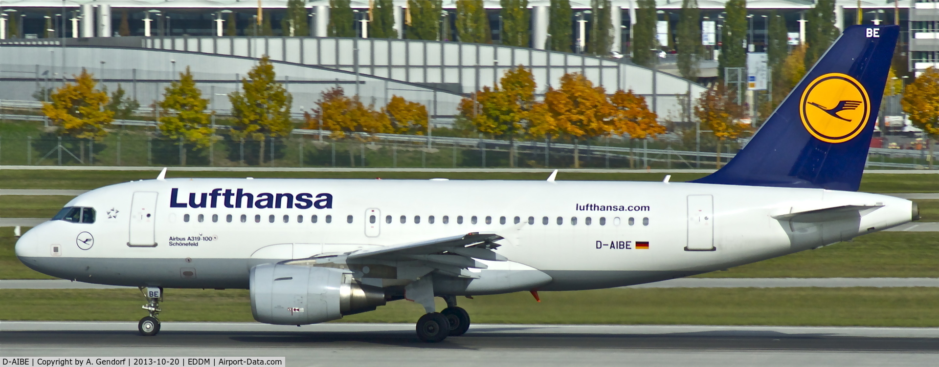 D-AIBE, 2010 Airbus A319-112 C/N 4511, Lufthansa, seen here at München(EDDM)