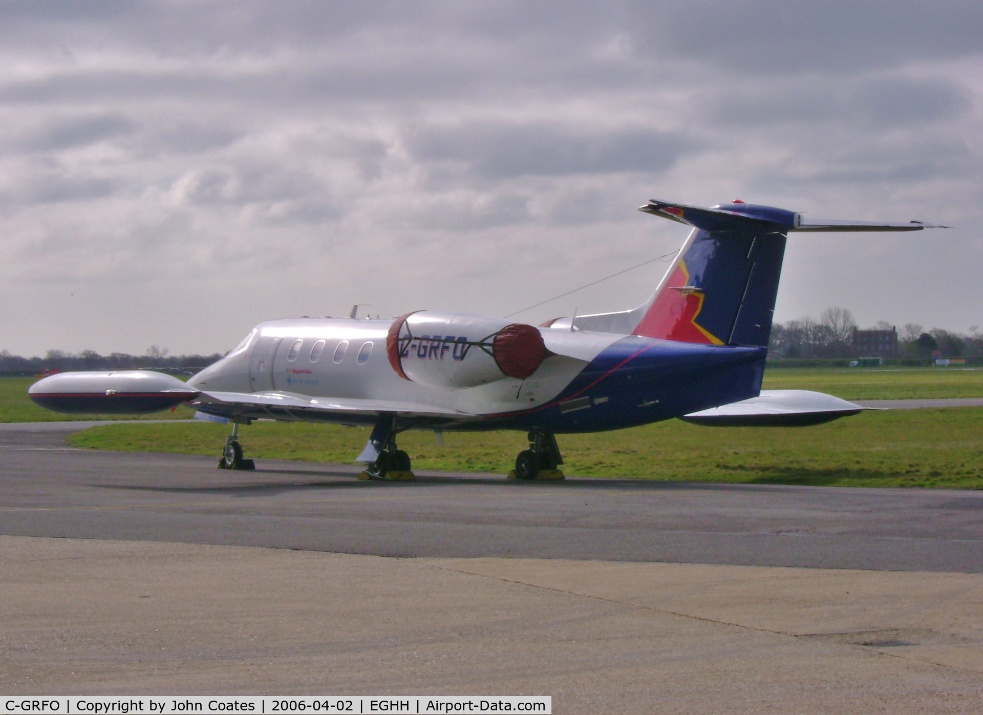C-GRFO, 1977 Learjet 35A C/N 35A-100, Parked at Signatures