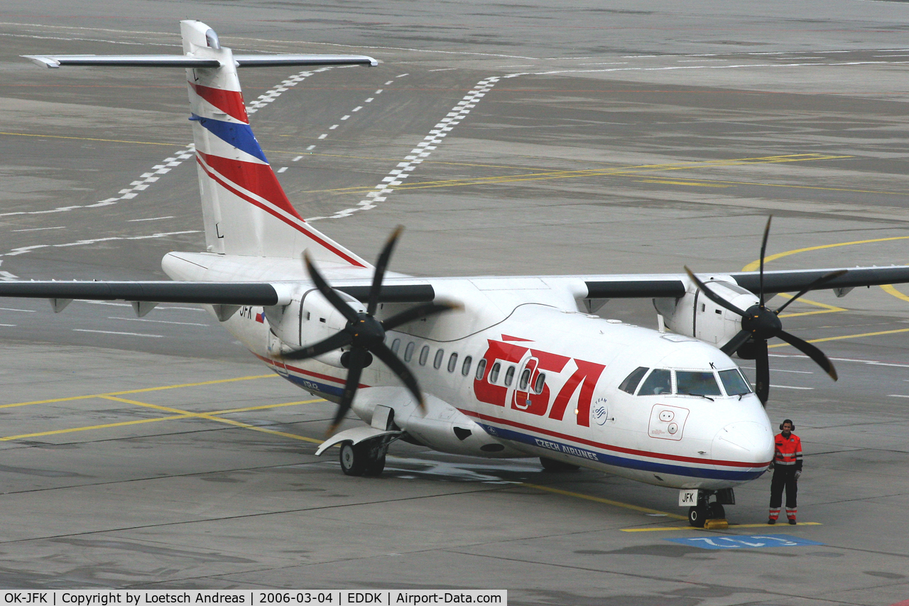 OK-JFK, 2004 ATR 42-500 C/N 625, CSA Airlines