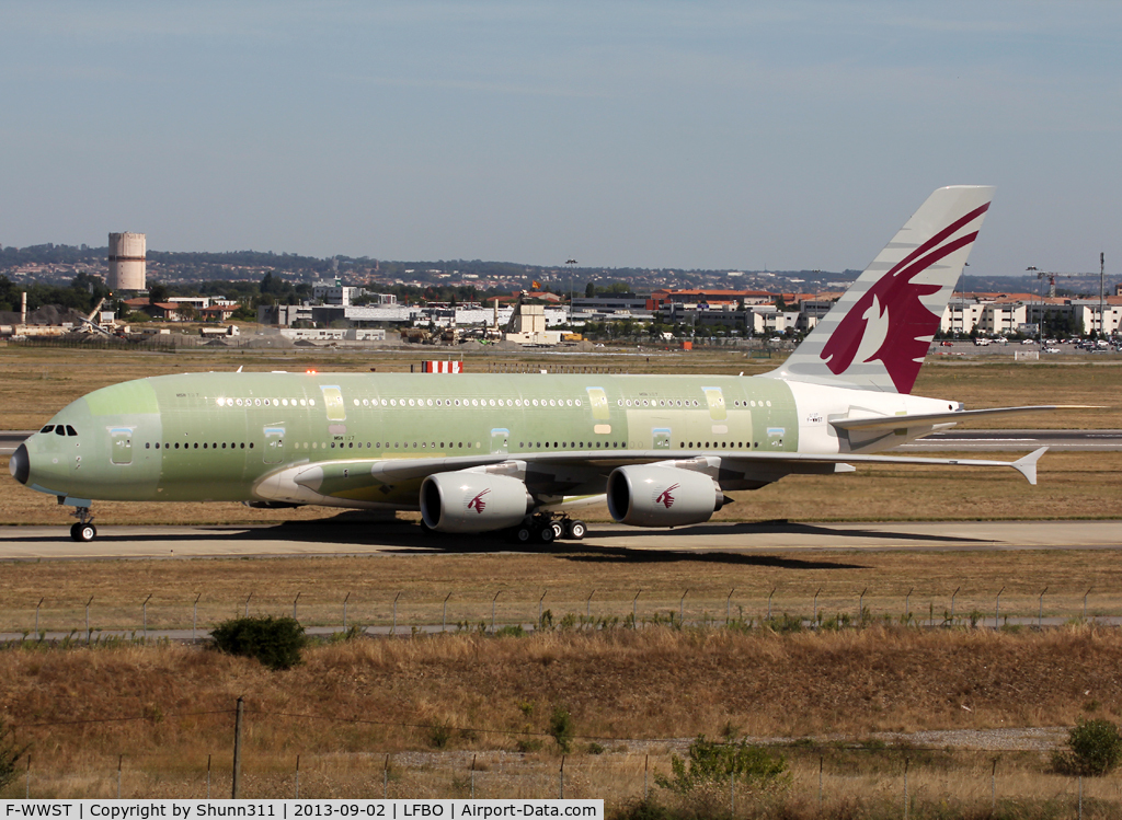 F-WWST, 2013 Airbus A380-861 C/N 0137, C/n 0137 - First for Qatar Airways