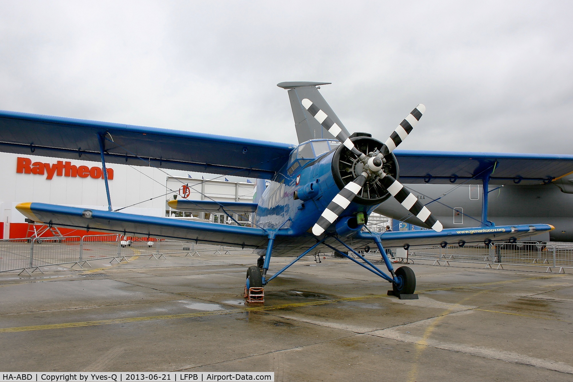 HA-ABD, 1989 Antonov An-2P C/N 1G235-21, Antonov An-2P, Static Display Paris-Le Bourget Air Show 2013