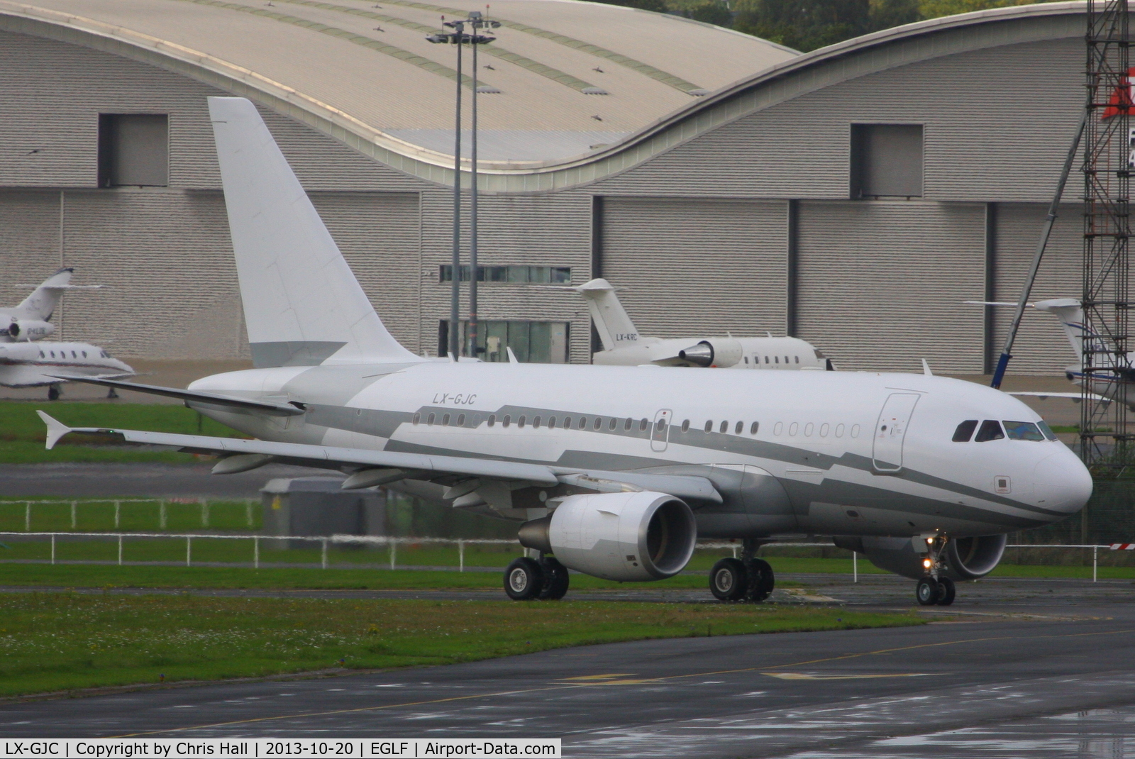 LX-GJC, 2007 Airbus ACJ318 (A318-112/CJ) C/N 3100, Global Jet Luxembourg