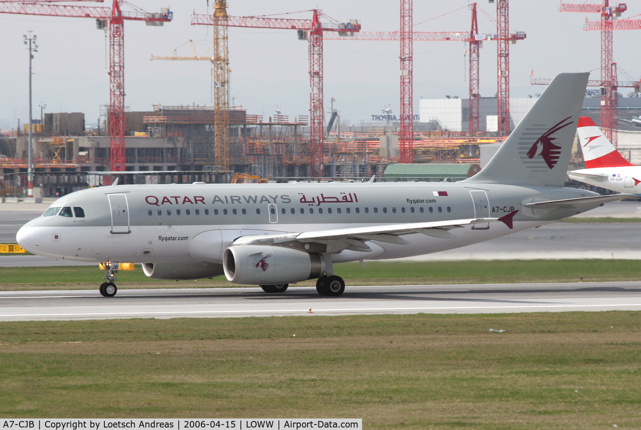 A7-CJB, 2004 Airbus A319-133LR C/N 2341, Qatar Airways