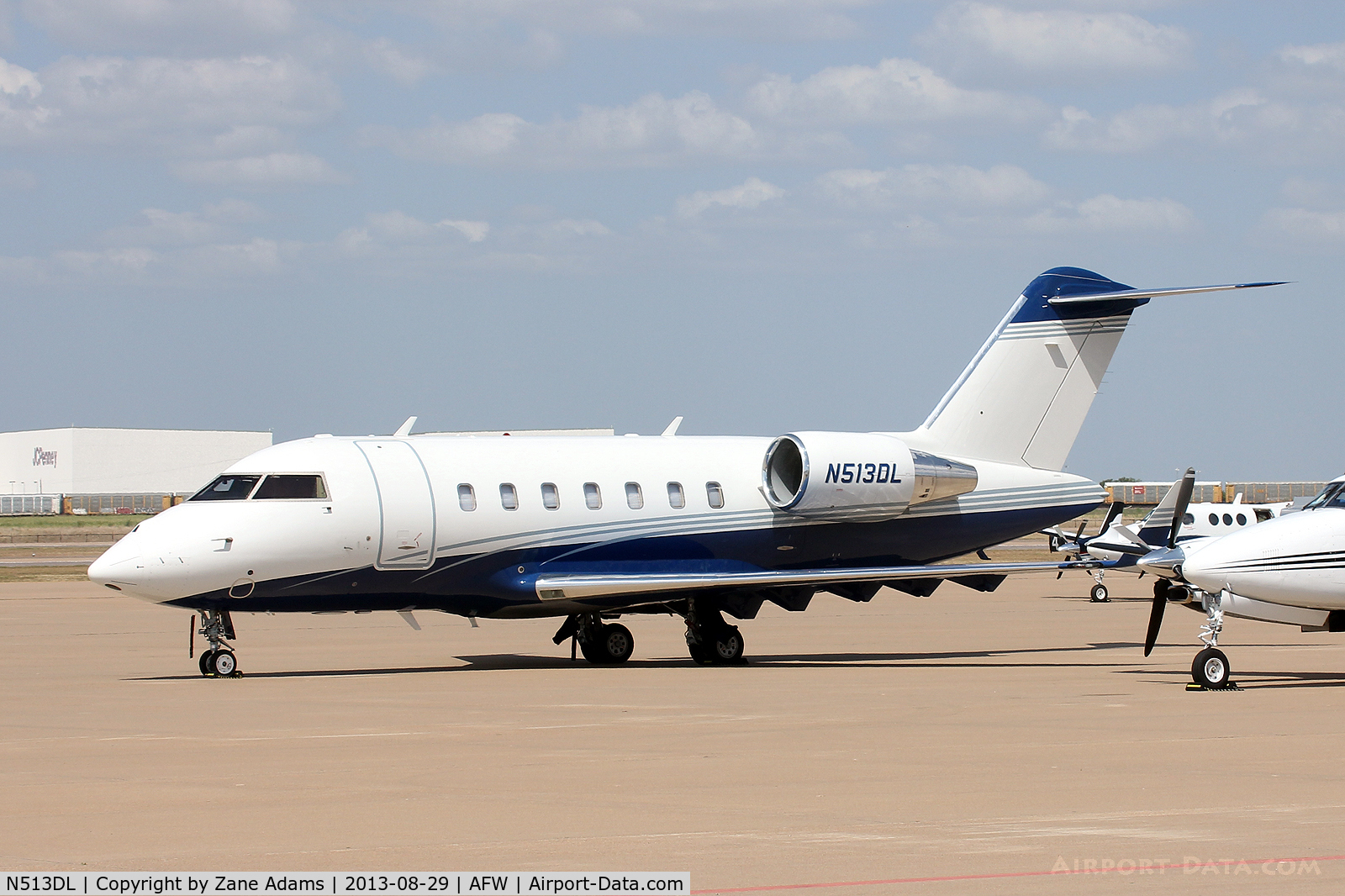 N513DL, 2009 Bombardier Challenger 605 (CL-600-2B16) C/N 5811, At Alliance Airport - Ft. Worth, TX