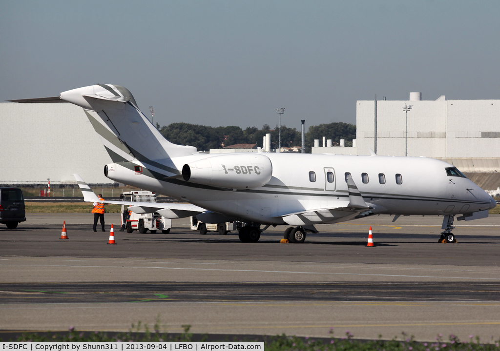 I-SDFC, 2004 Bombardier Challenger 300 (BD-100-1A10) C/N 20013, Parked at the old Terminal...