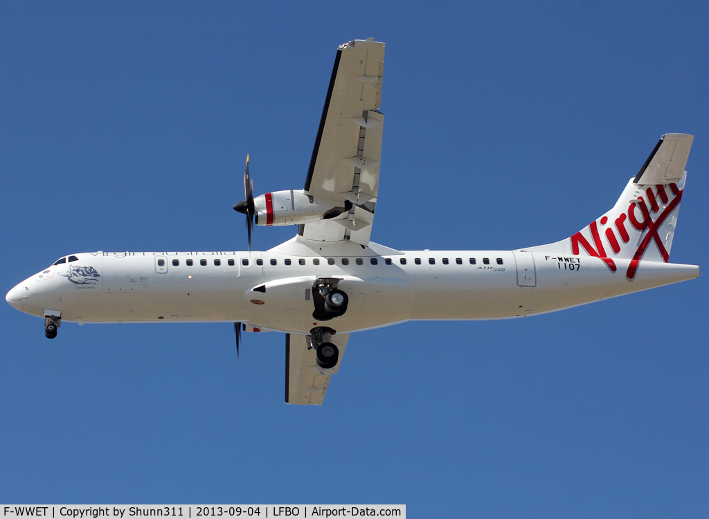 F-WWET, 2013 ATR 72-600 C/N 1107, C/n 1107 - To be VH-VPI