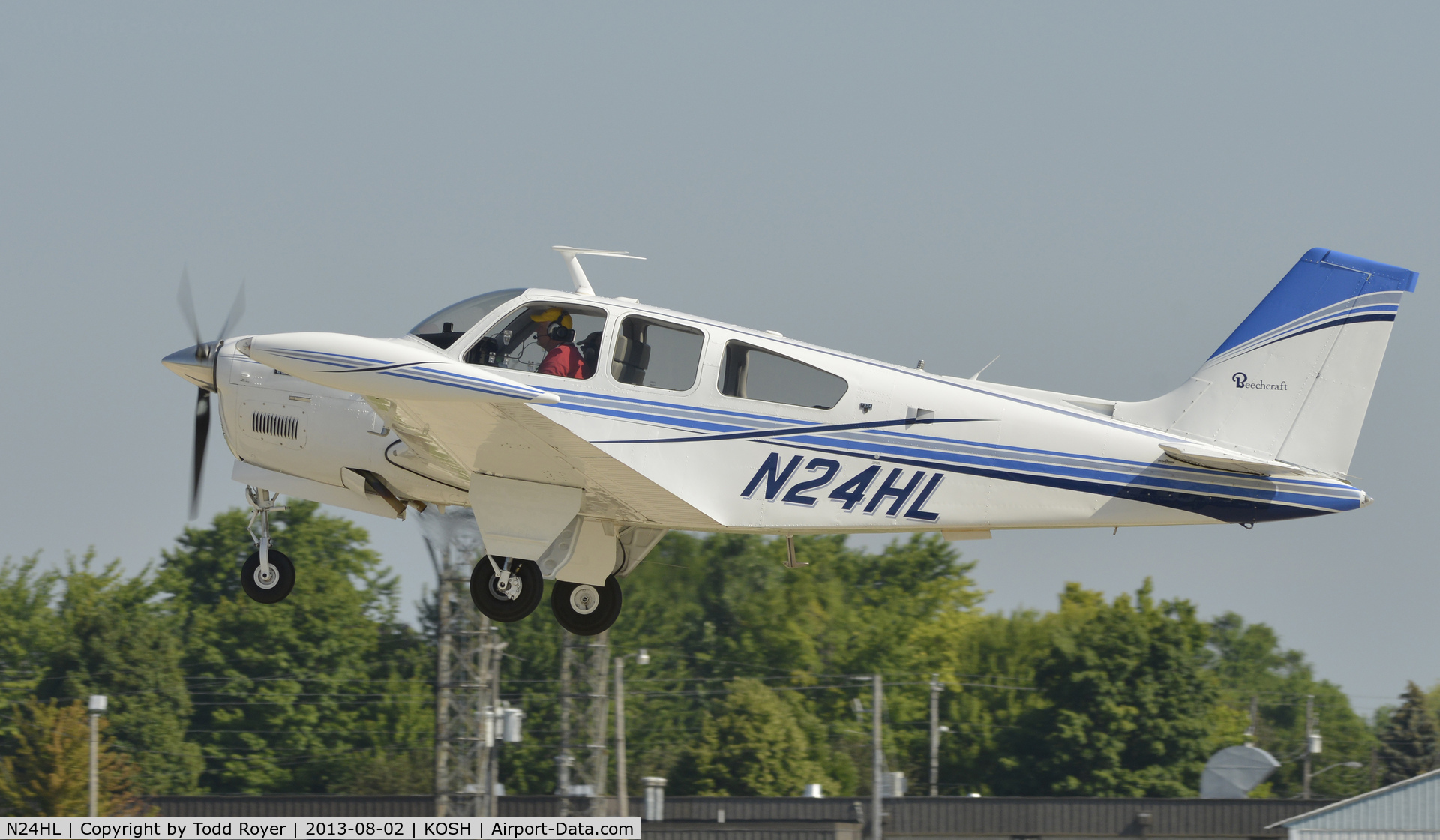 N24HL, 1976 Beech F33A Bonanza C/N CE-660, Airventure 2013
