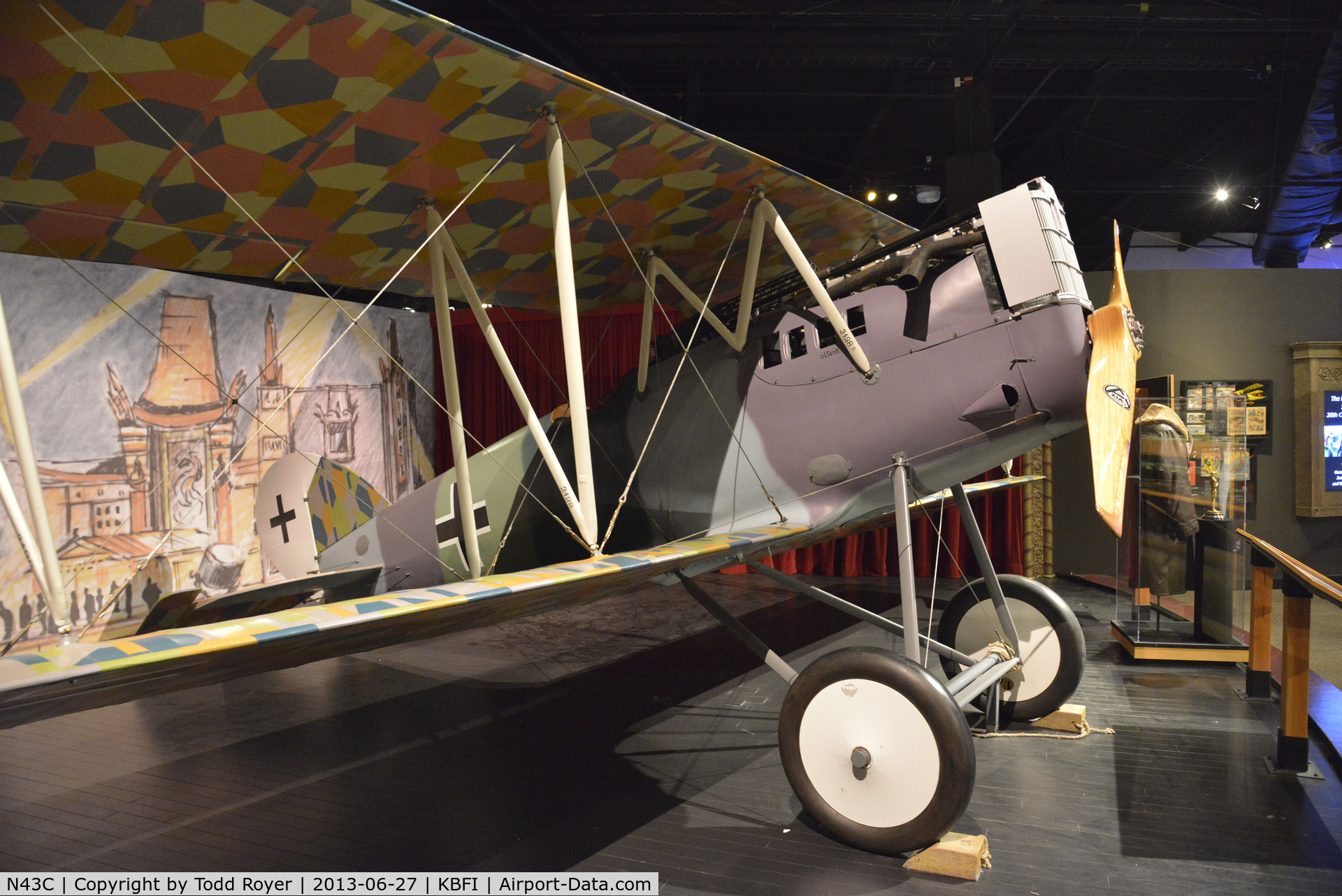 N43C, 1958 Tallman-pfalz D-12 C/N 1, At the Museum of flight in Seattle