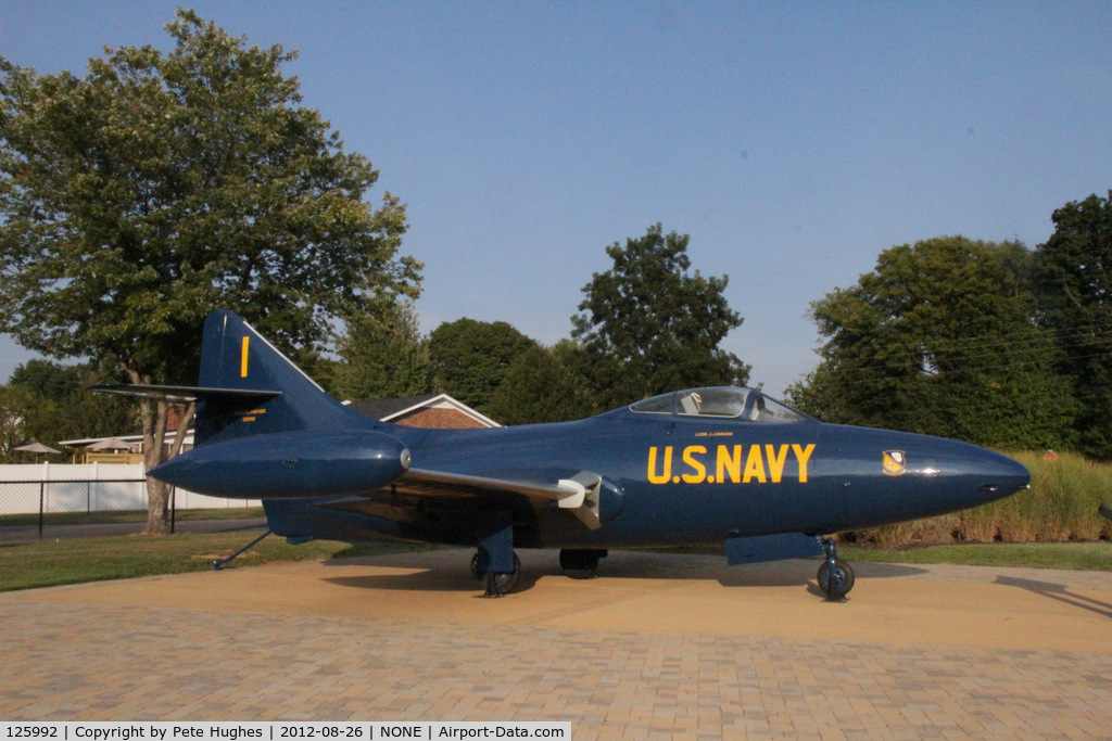 125992, Grumman F9F-5 Panther C/N Not found 125992, 125992  F9F-5 Panther now on display off-airport at Bowling Green KY
