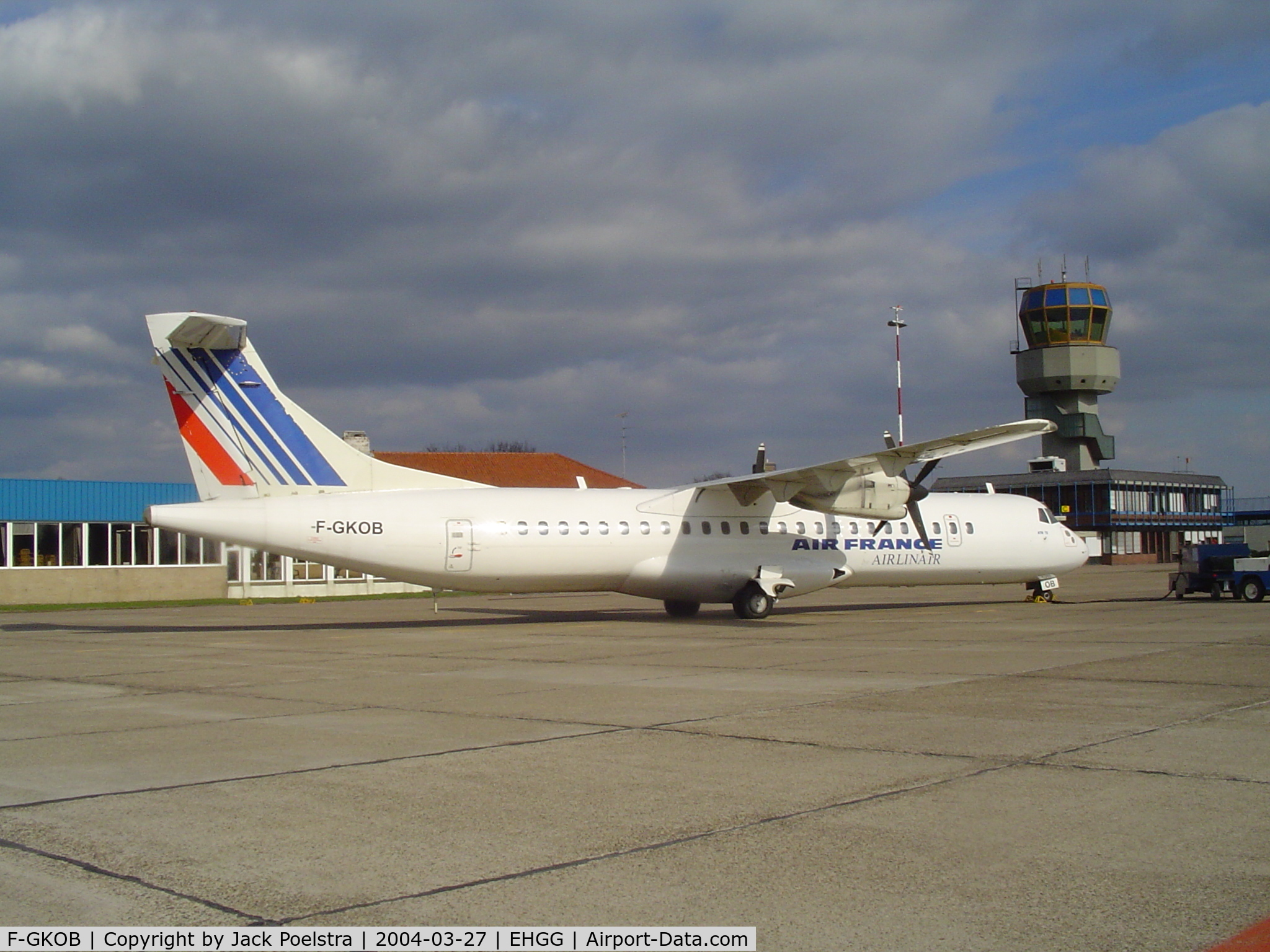 F-GKOB, 1991 ATR 72-202 C/N 232, F-GKOB in Air France colours at Groningen airport