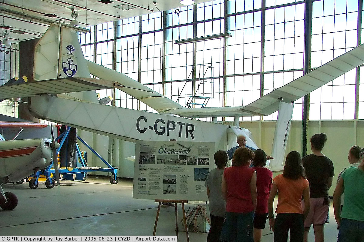 C-GPTR, 1996 Ornithopter ORNITHOPTER MODEL NO. 1 C/N 00001, C-GPTR   Project Ornithopter Model No.1 [00001] Toronto-Downsview~C 23/06/2005