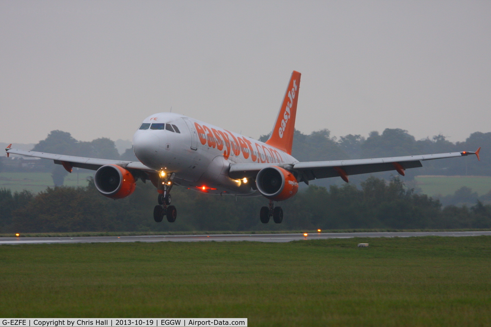 G-EZFE, 2009 Airbus A319-111 C/N 3824, easyJet