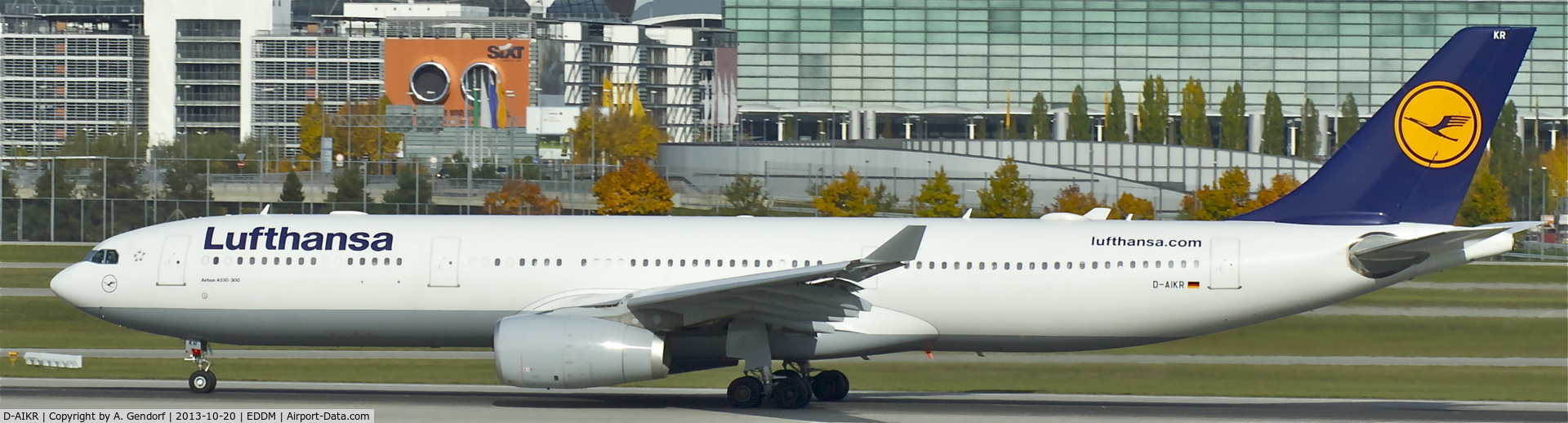 D-AIKR, 2012 Airbus A330-343X C/N 1314, Lufthansa, seen here speeding up RWY 26L at München(EDDM)