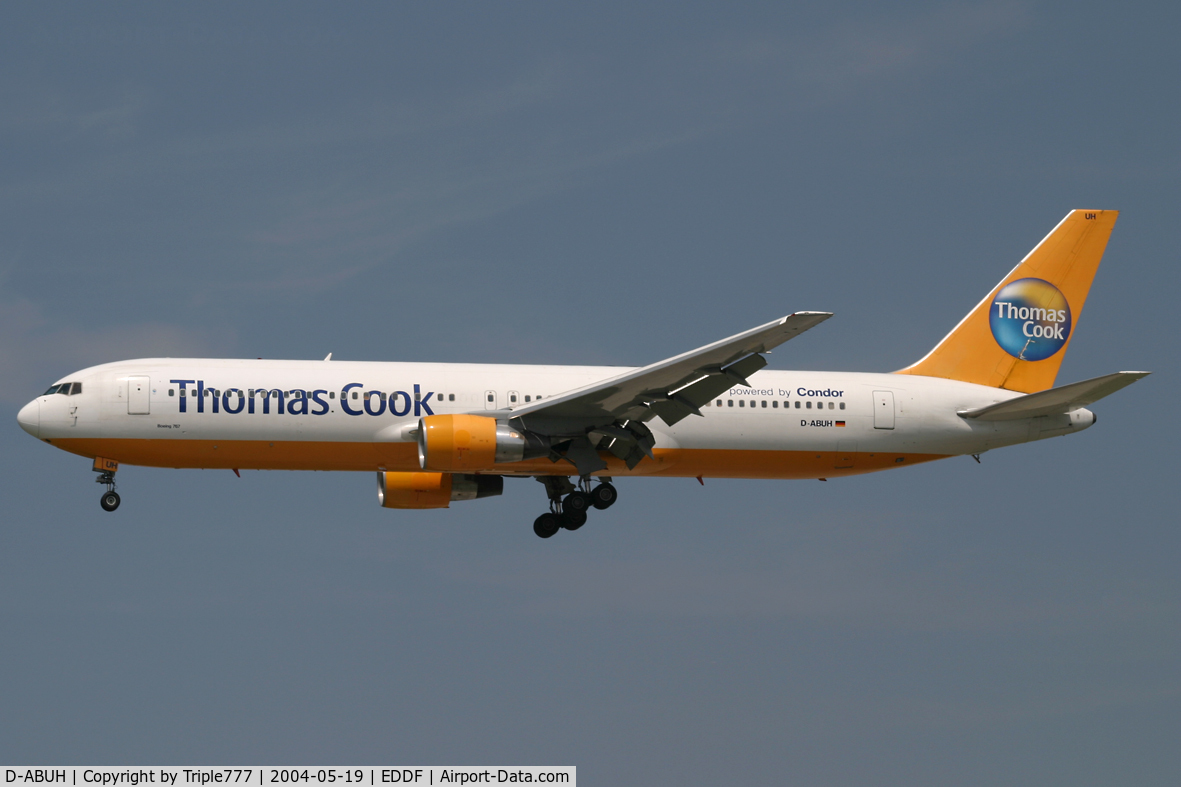 D-ABUH, 1994 Boeing 767-330/ER C/N 26986, Thomas Cook powered by Condo
