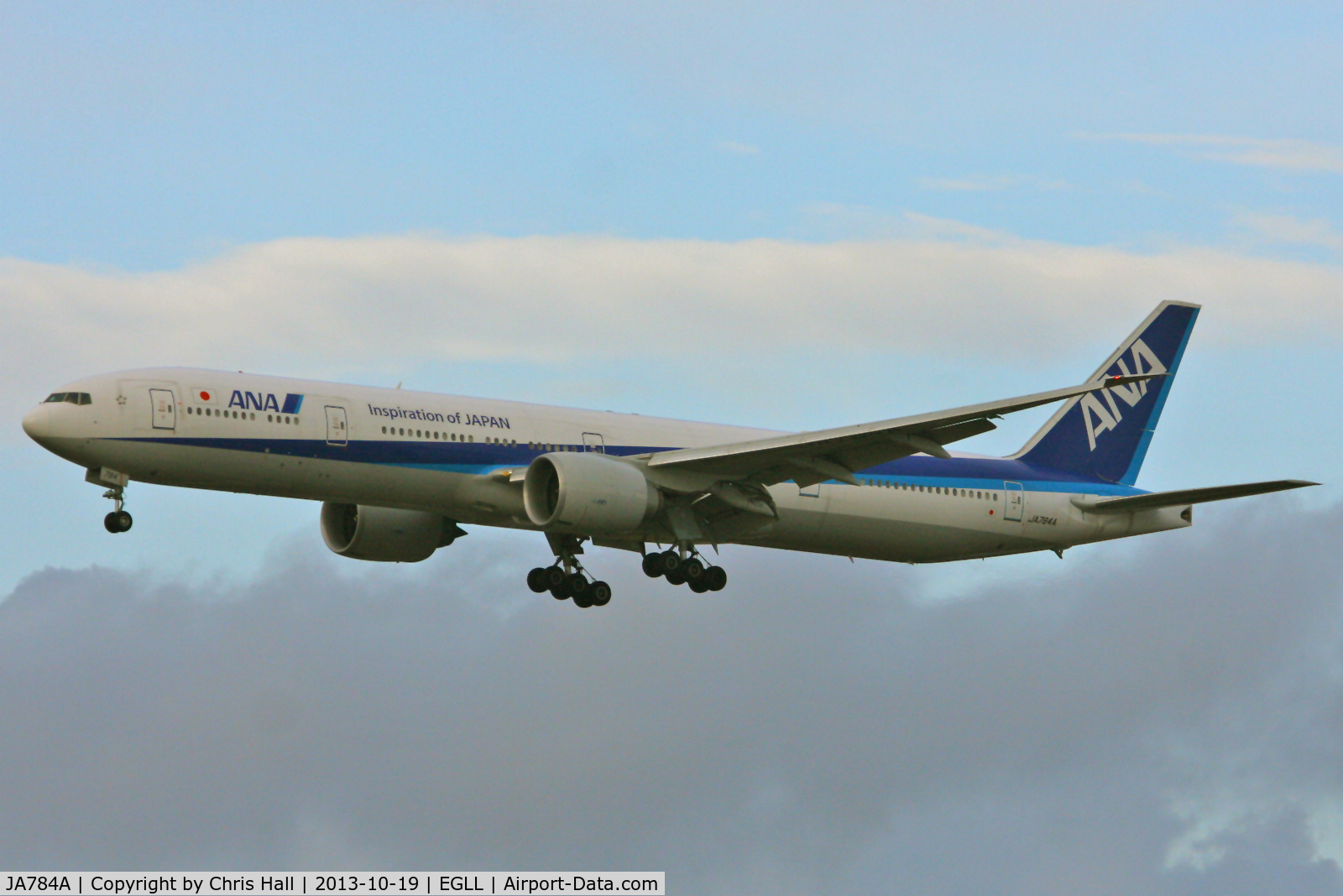 JA784A, 2009 Boeing 777-381/ER C/N 37950, All Nippon Airways