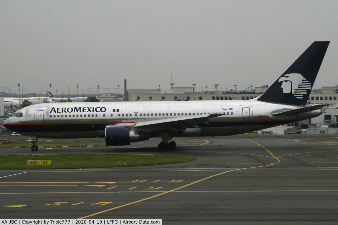 XA-JBC, 1990 Boeing 767-284/ER C/N 24762/307, Aeromexico