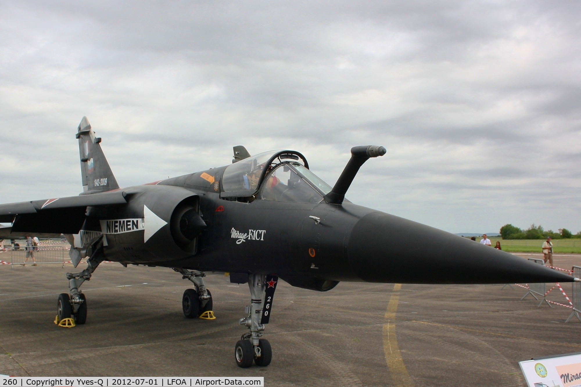 260, Dassault Mirage F.1CT C/N 260, French Air Force Dassault Mirage F1 CT, Static Display, Avord Air Base 702 (LFOA)